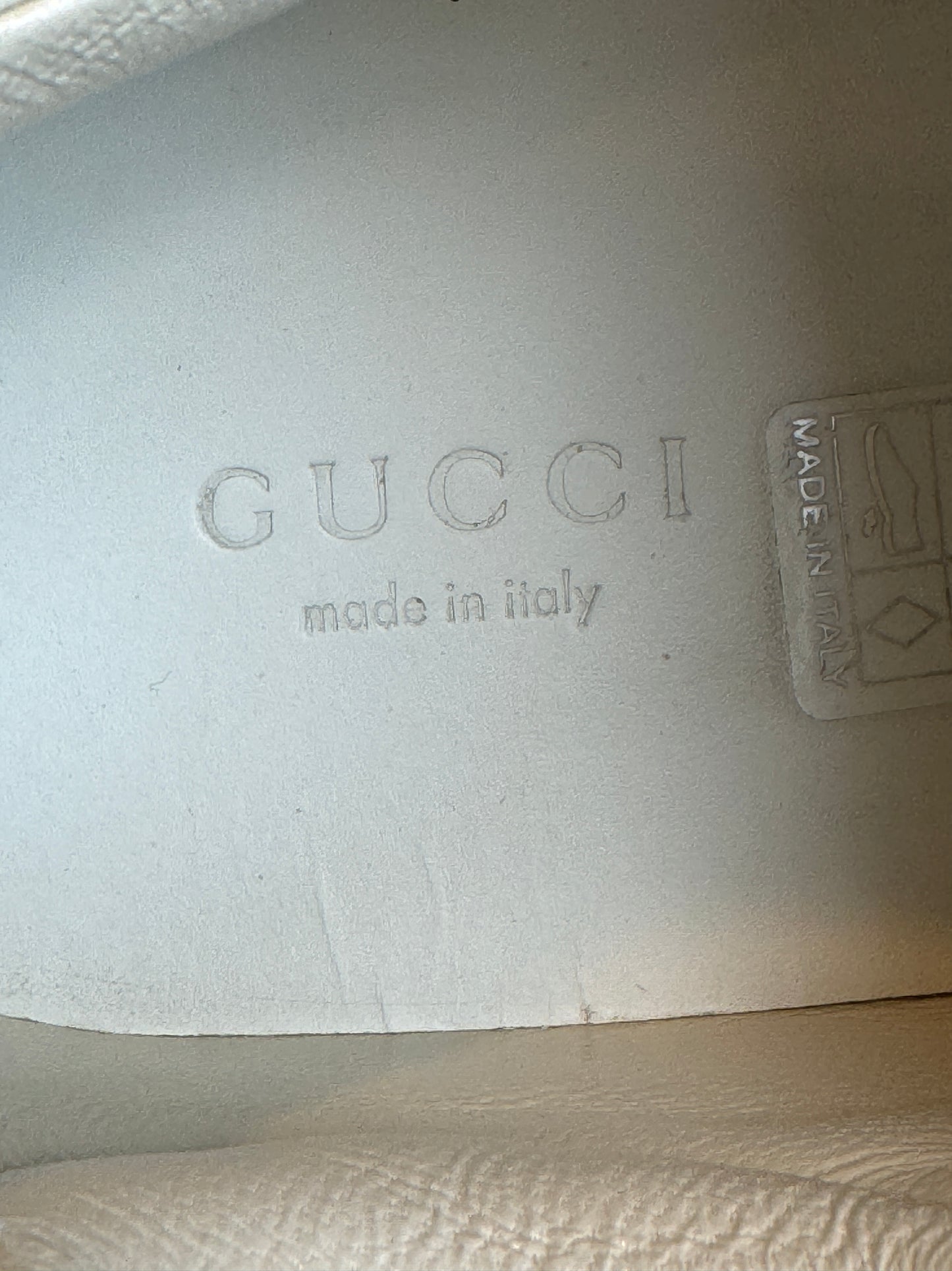 Gucci Rhyton Logo Ivory Women's Sneakers 37.5EU