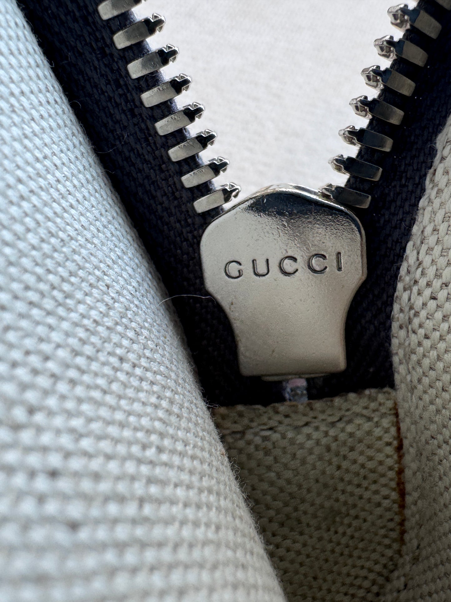 GUCCI Grey Ophidia GG Supreme Belt Waist Bumbag