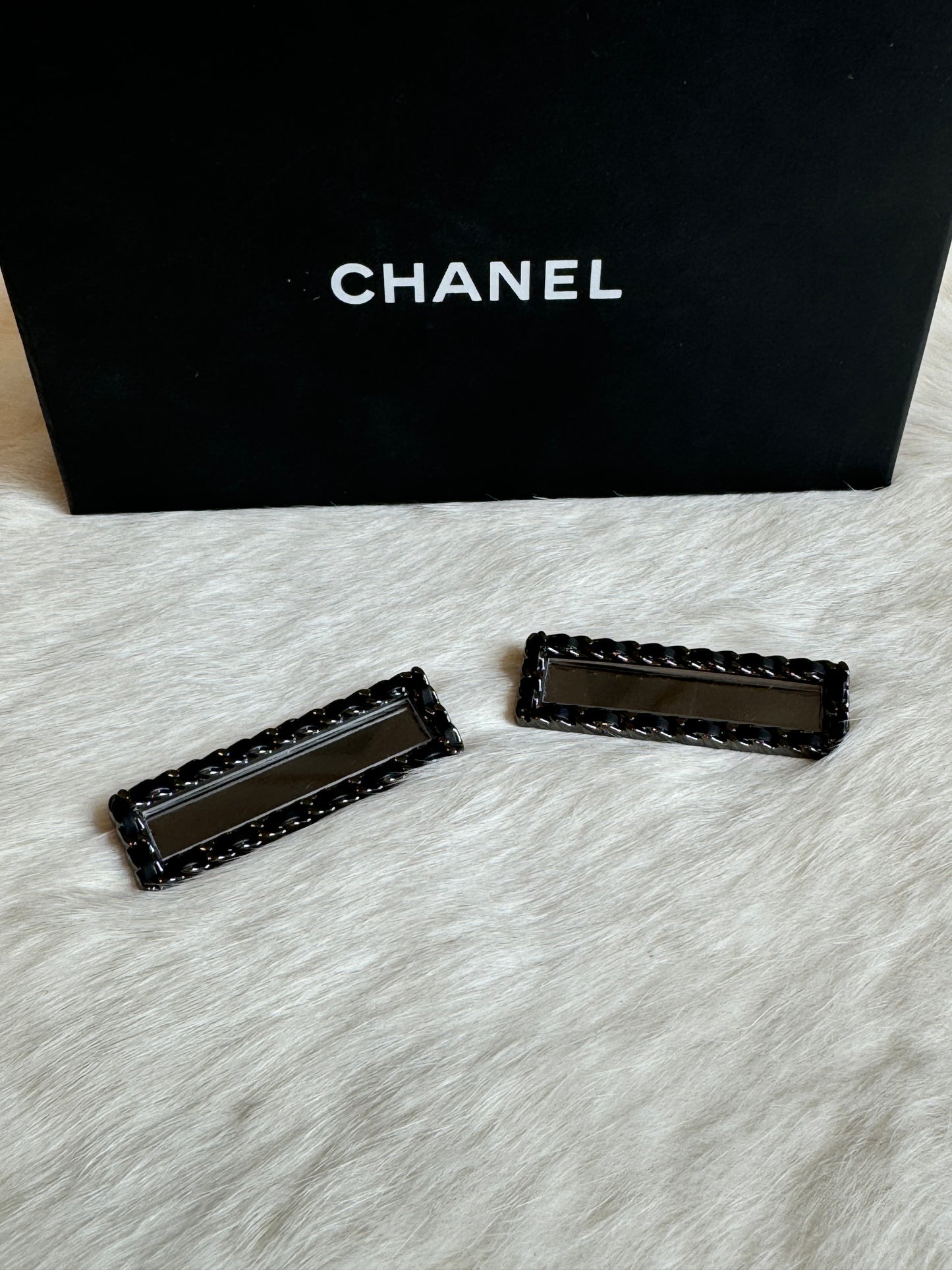 Chanel Uniform Name Tag Brooch