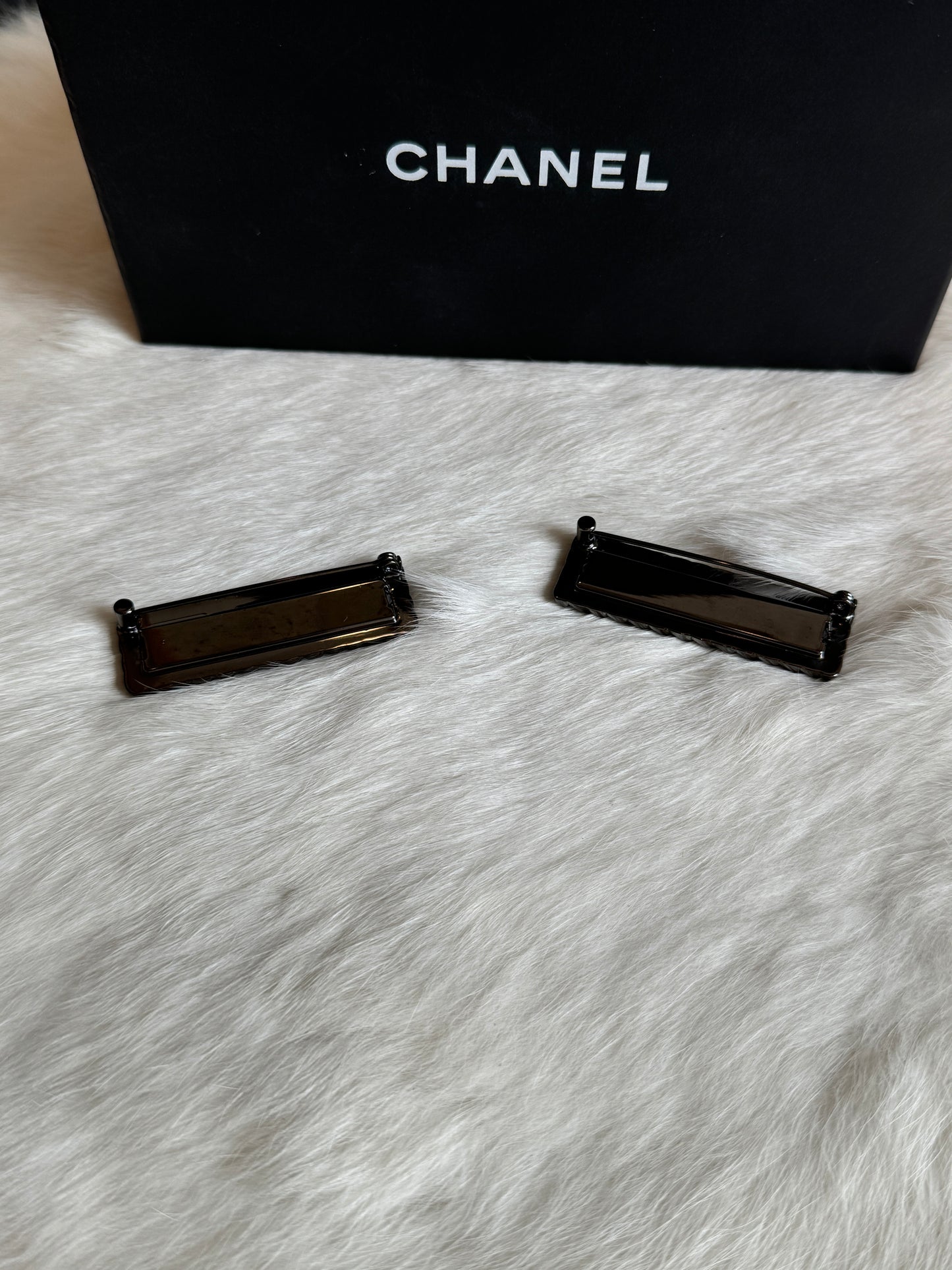 Chanel Uniform Name Tag Brooch