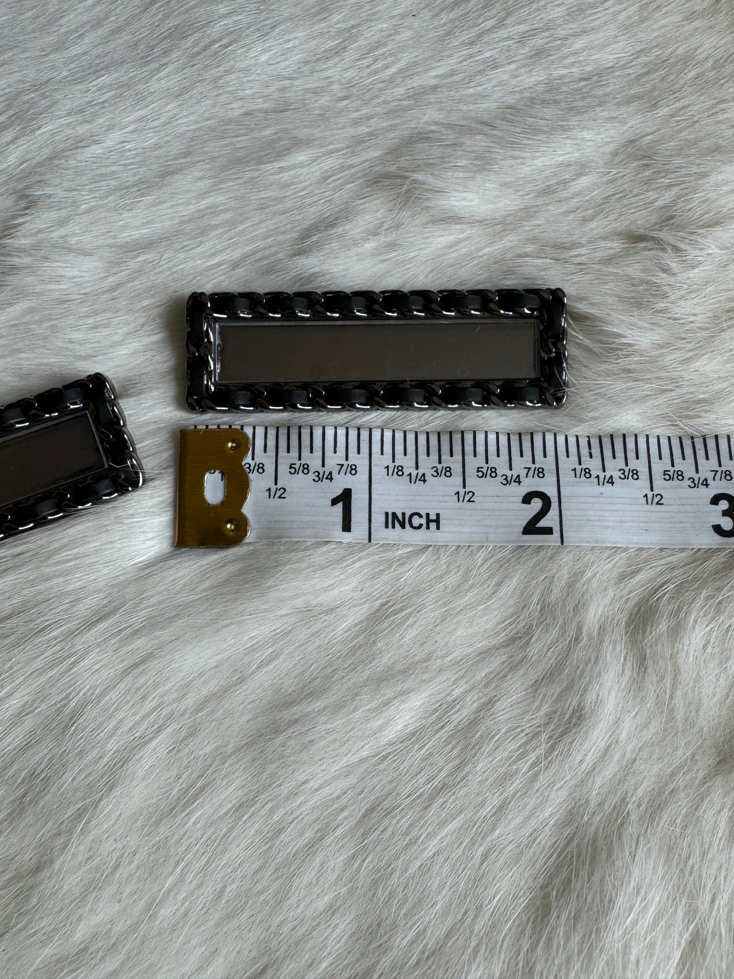Chanel Uniform Name Tag Brooch