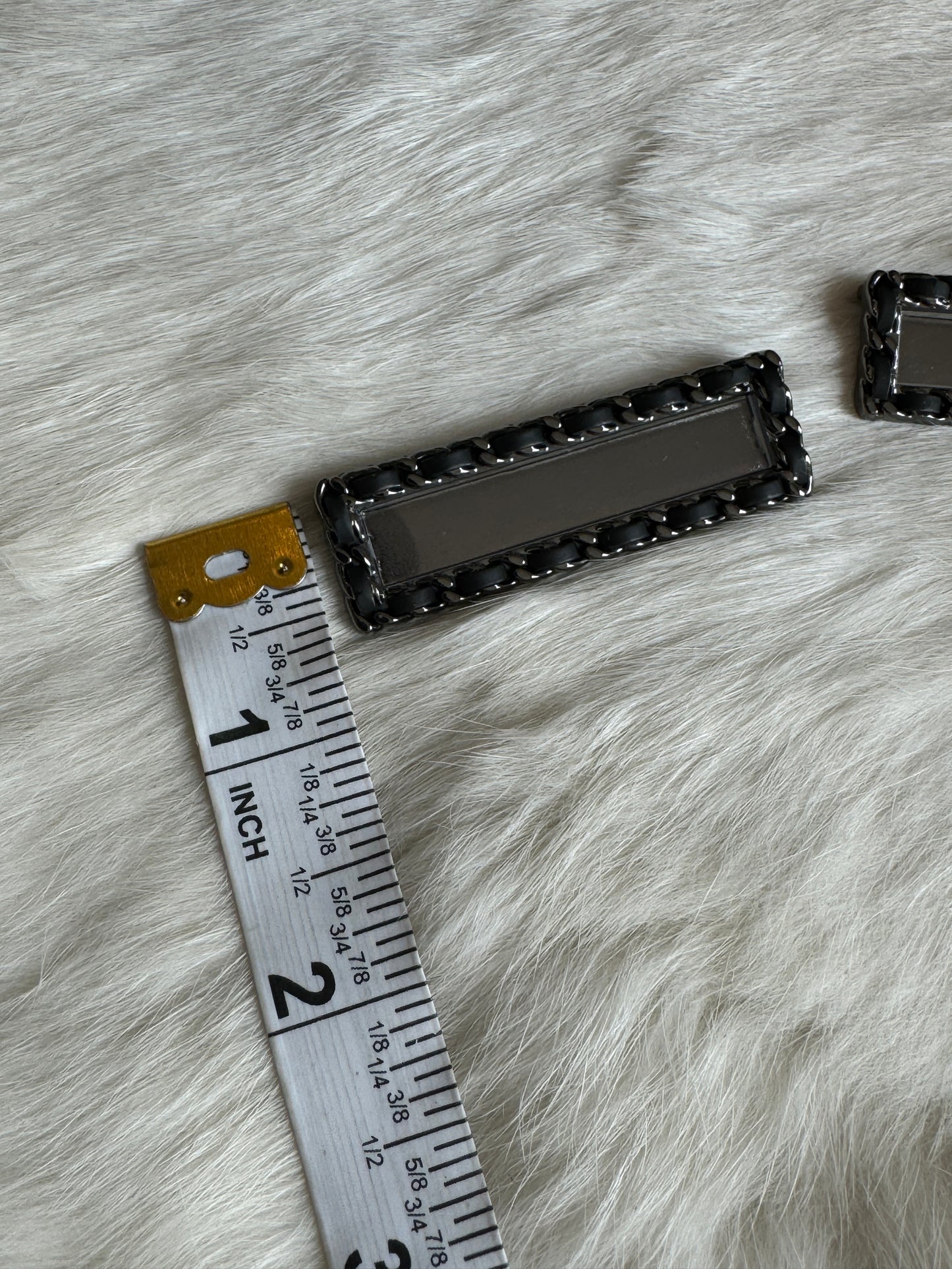Chanel Uniform Name Tag Brooch