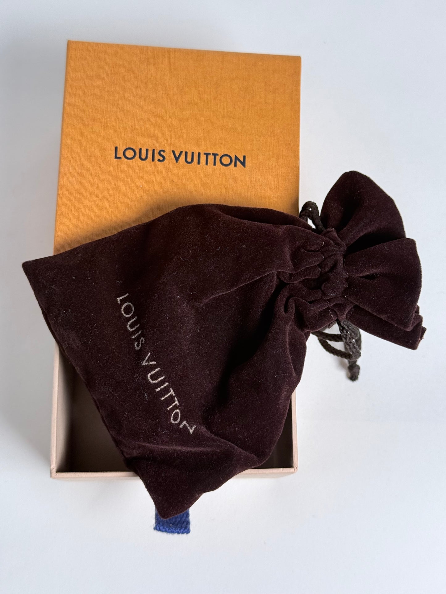 Louis Vuitton Gold Bloomy Bag Charm Keychain