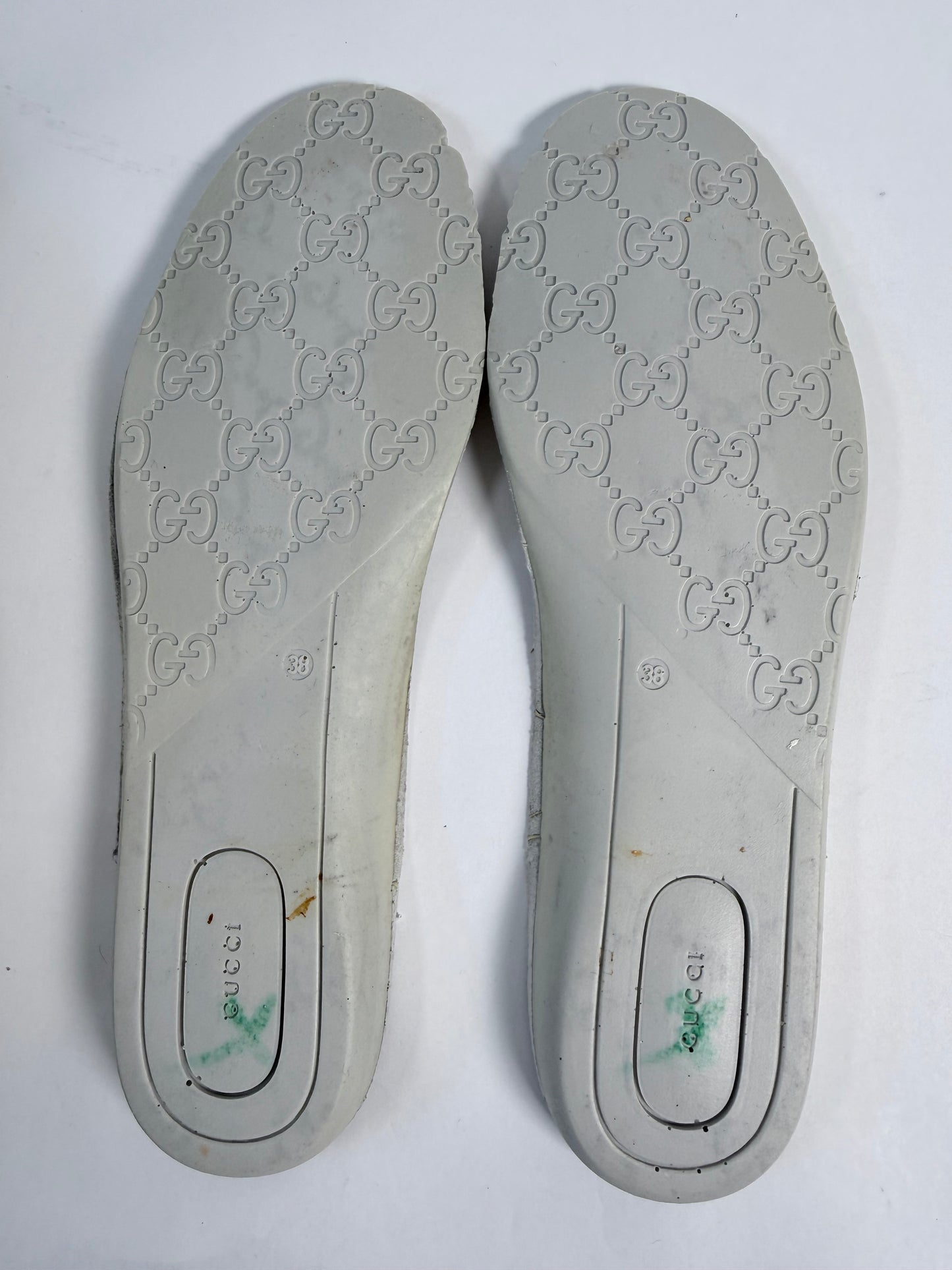 GUCCI Ace Bee Rhinestone Platforms Women's Size 38EU