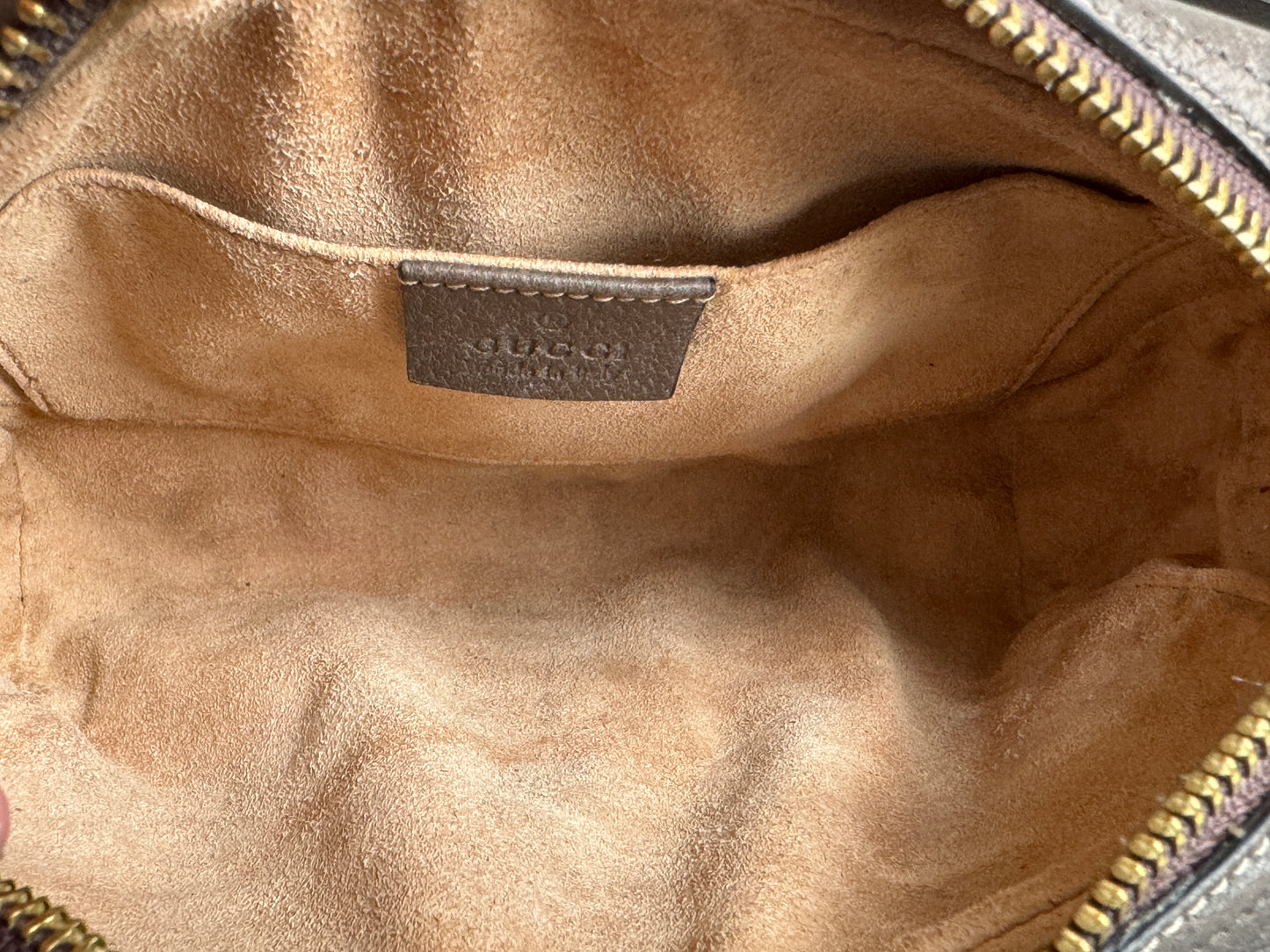 GUCCI Mini Ophidia Supreme Canvas Web Belt Bag