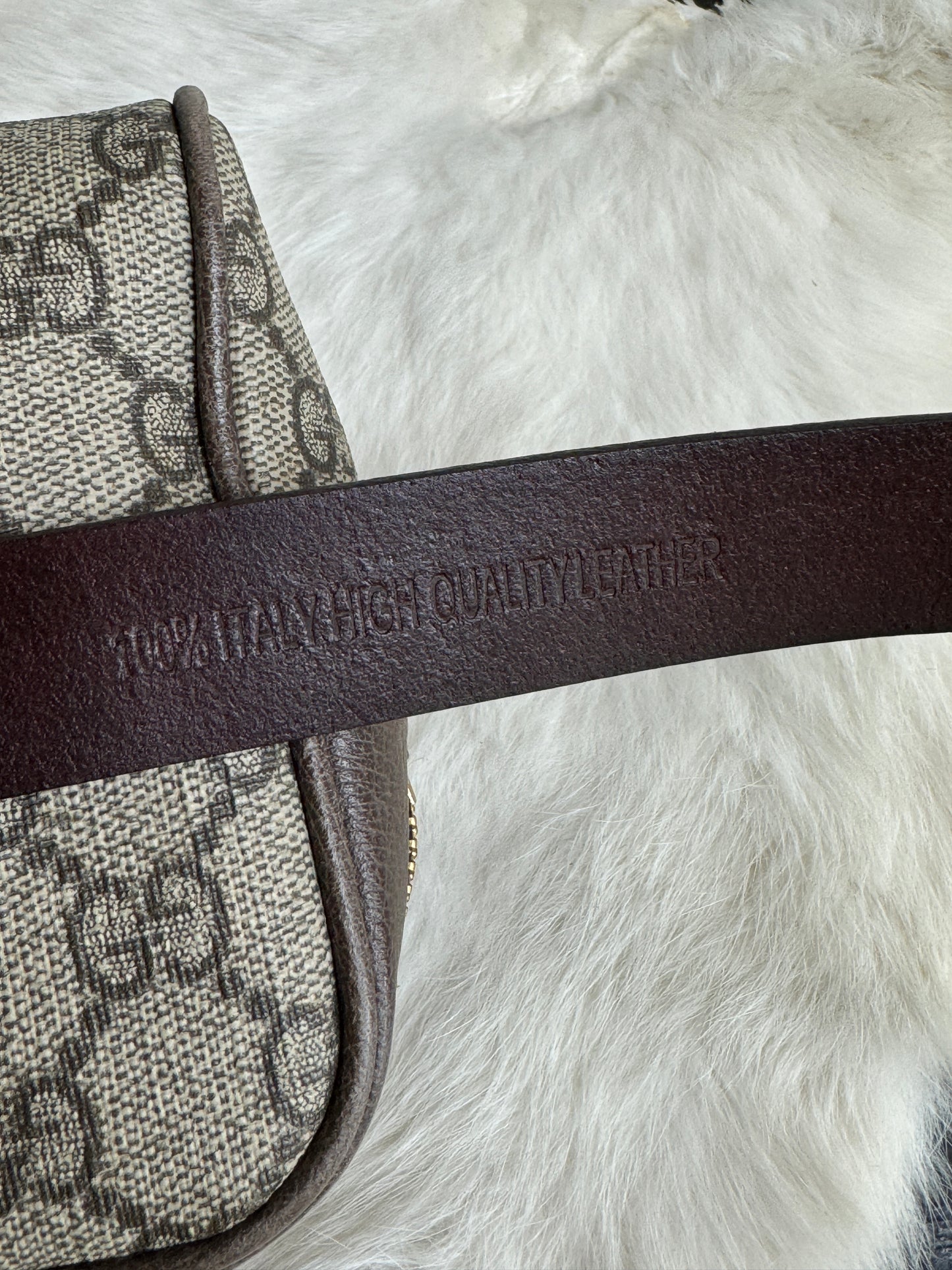 GUCCI Mini Ophidia Supreme Canvas Web Belt Bag