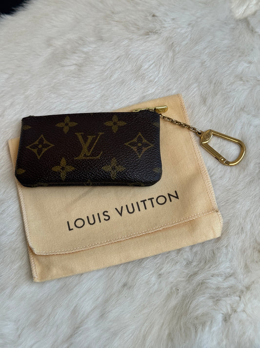 Louis Vuitton Monogram Pochette Key Cles Coin Purse
