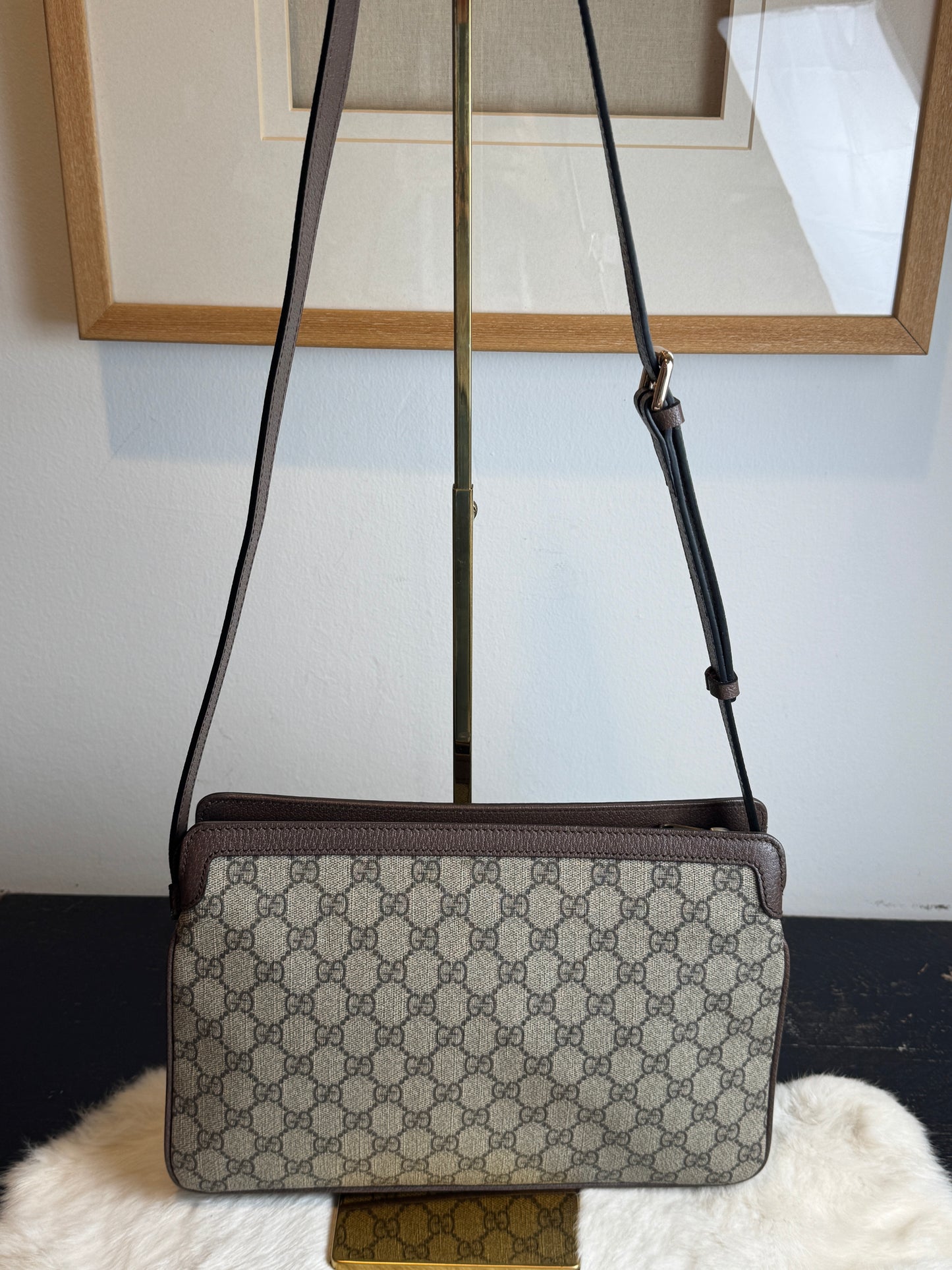 GUCCI GG Supreme Canvas Ophidia Crossbody