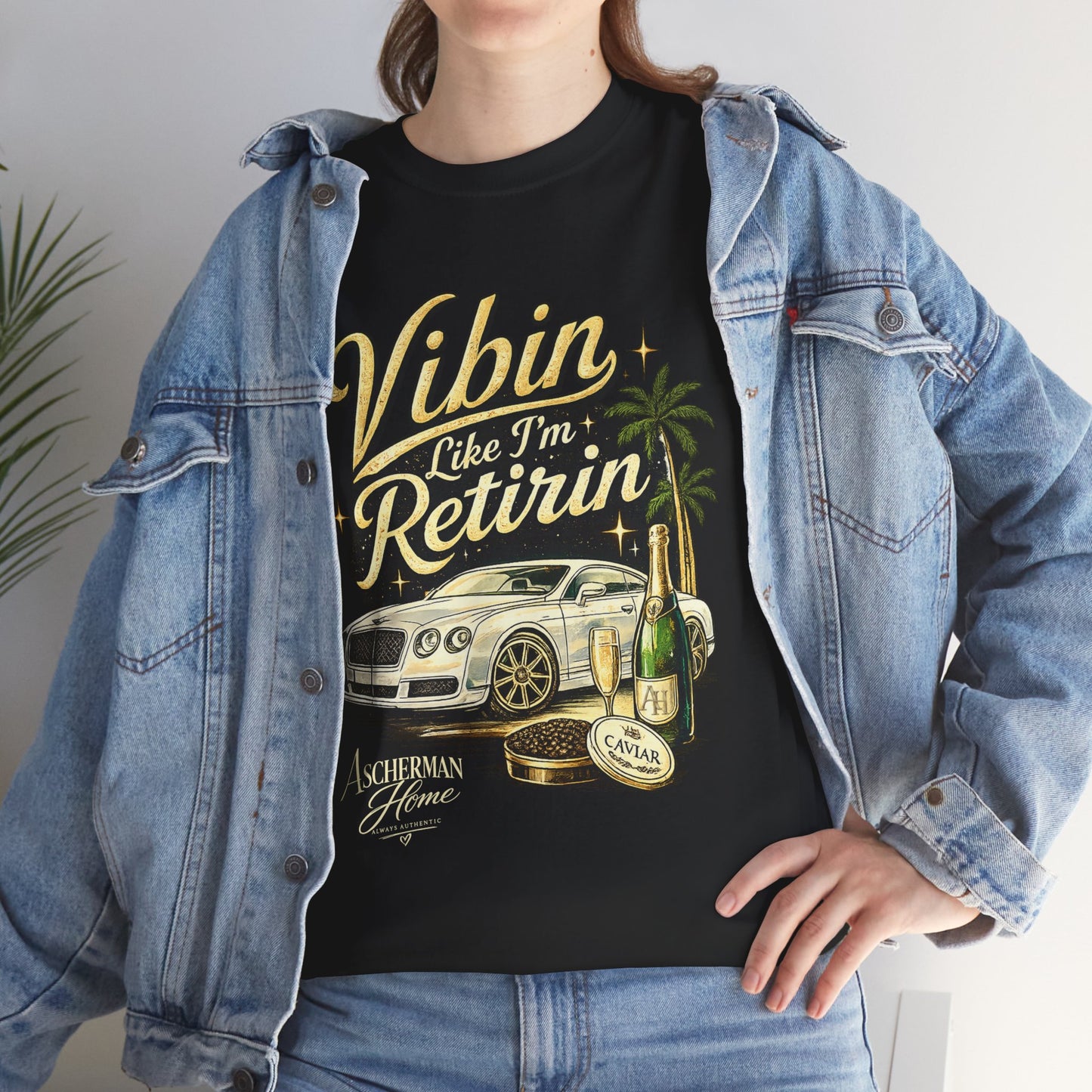 Vibin' Like I'm Retirin' Unisex Graphic T-Shirt