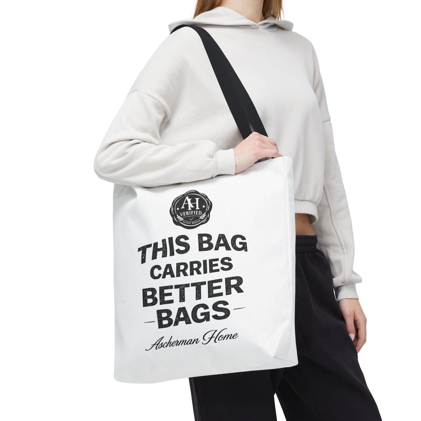 Stylish Poly-Canvas Tote Shopper