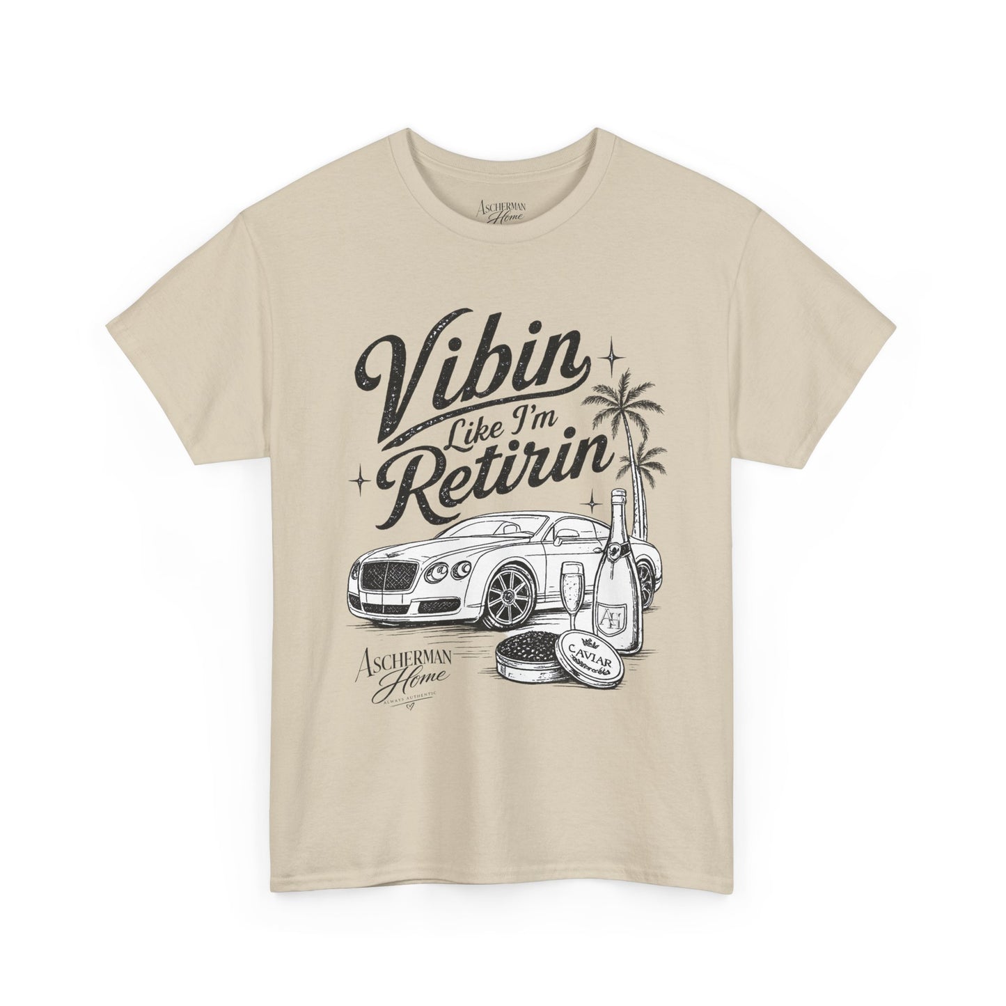 Vibin' Like I'm Retirin' Unisex Graphic T-Shirt