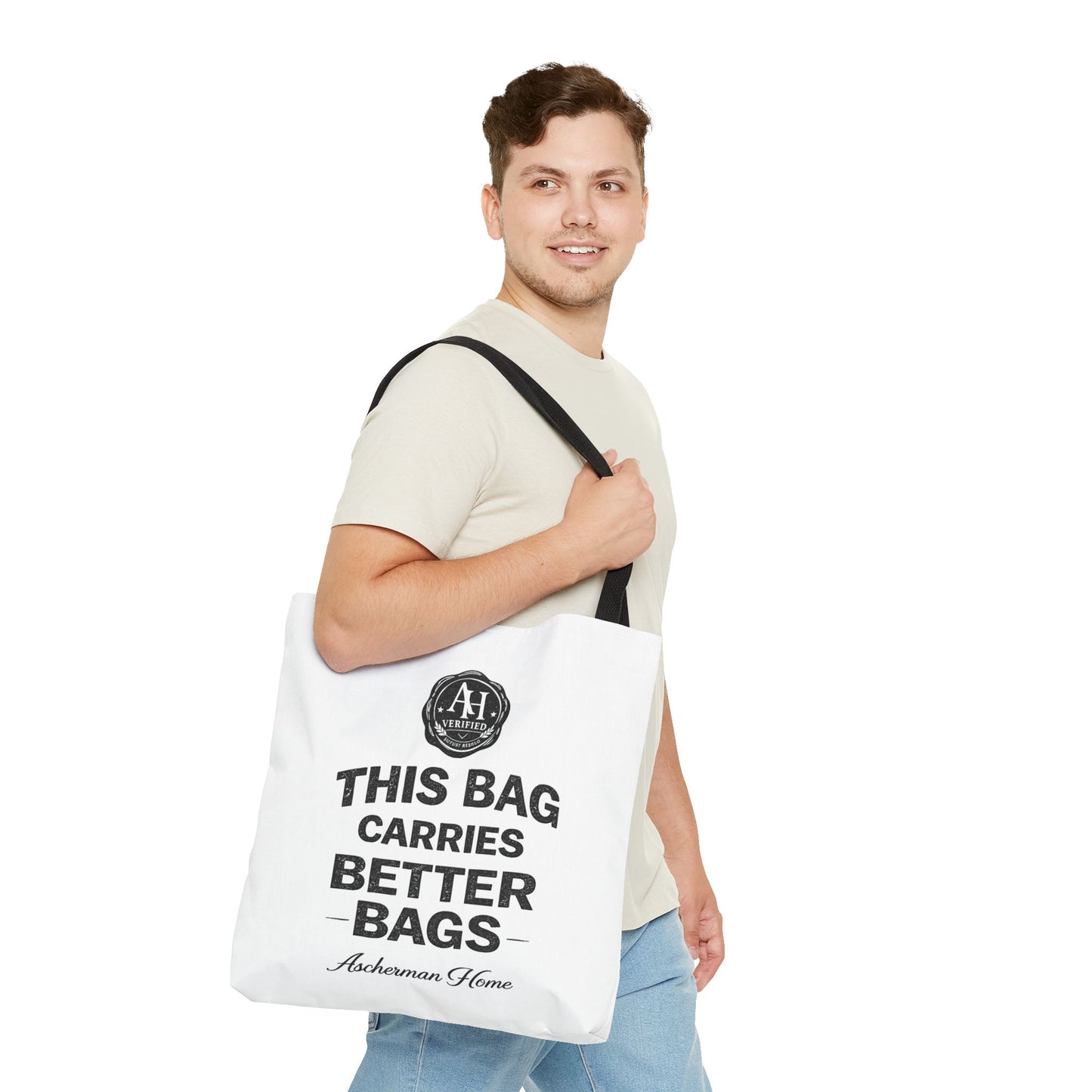 Stylish Poly-Canvas Tote Shopper