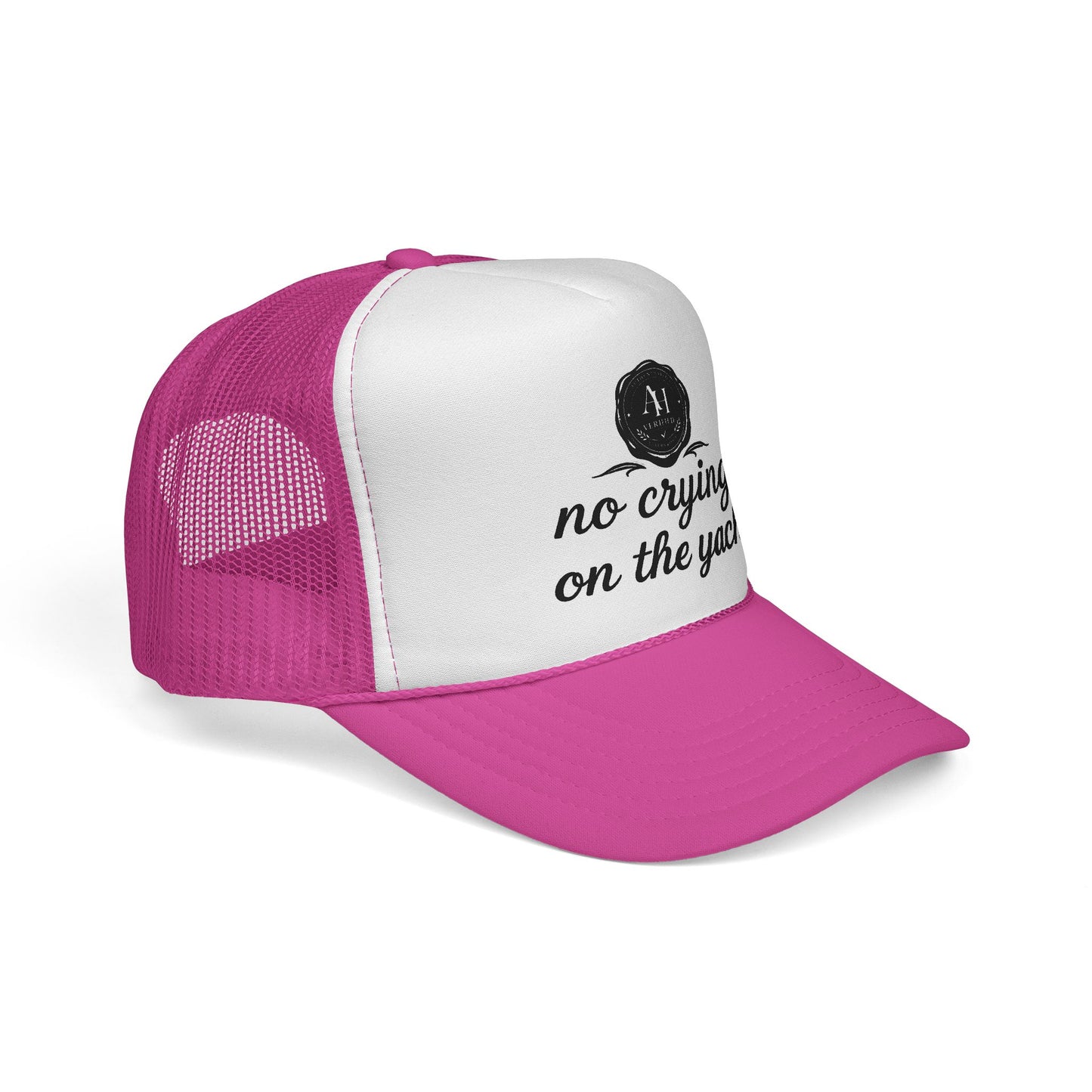 “No Crying on the Yacht” Trucker Hat
