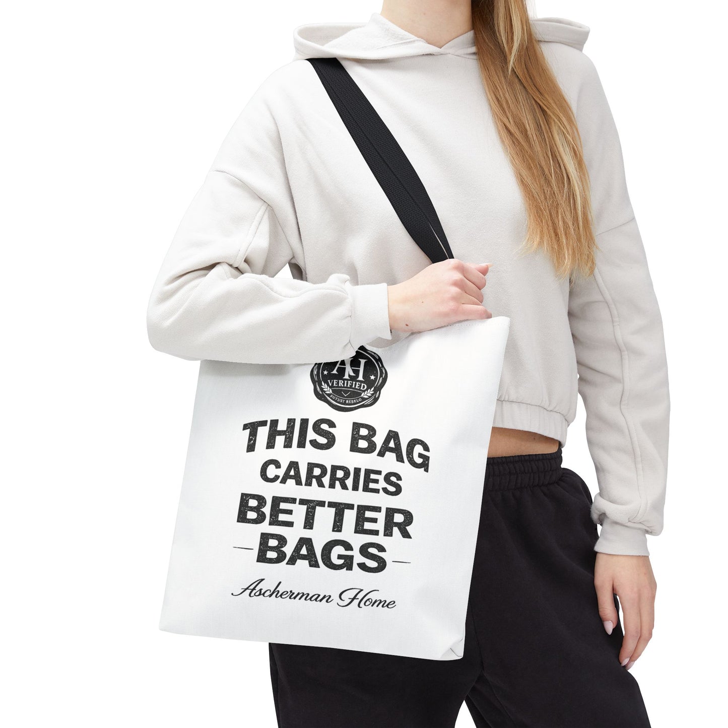 Stylish Poly-Canvas Tote Shopper