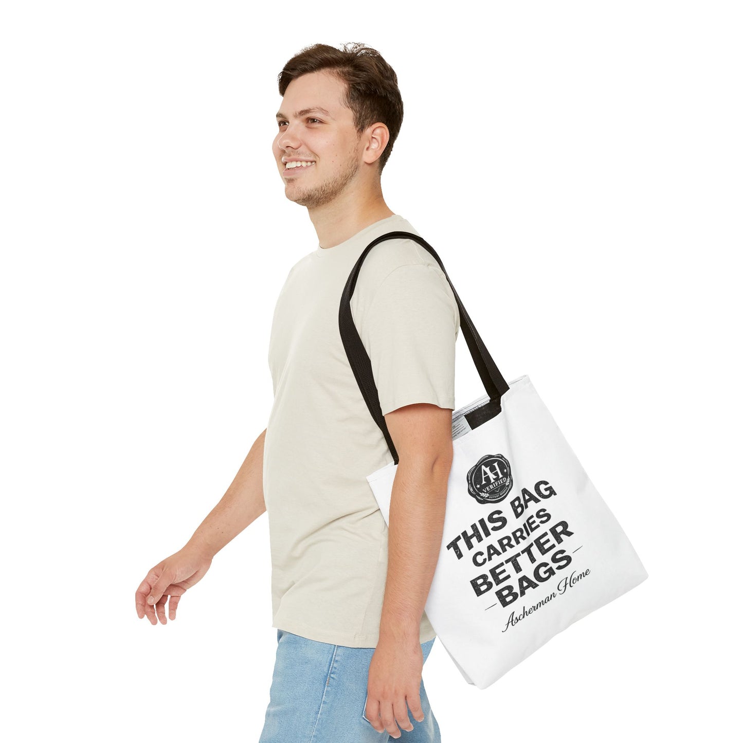 Stylish Poly-Canvas Tote Shopper