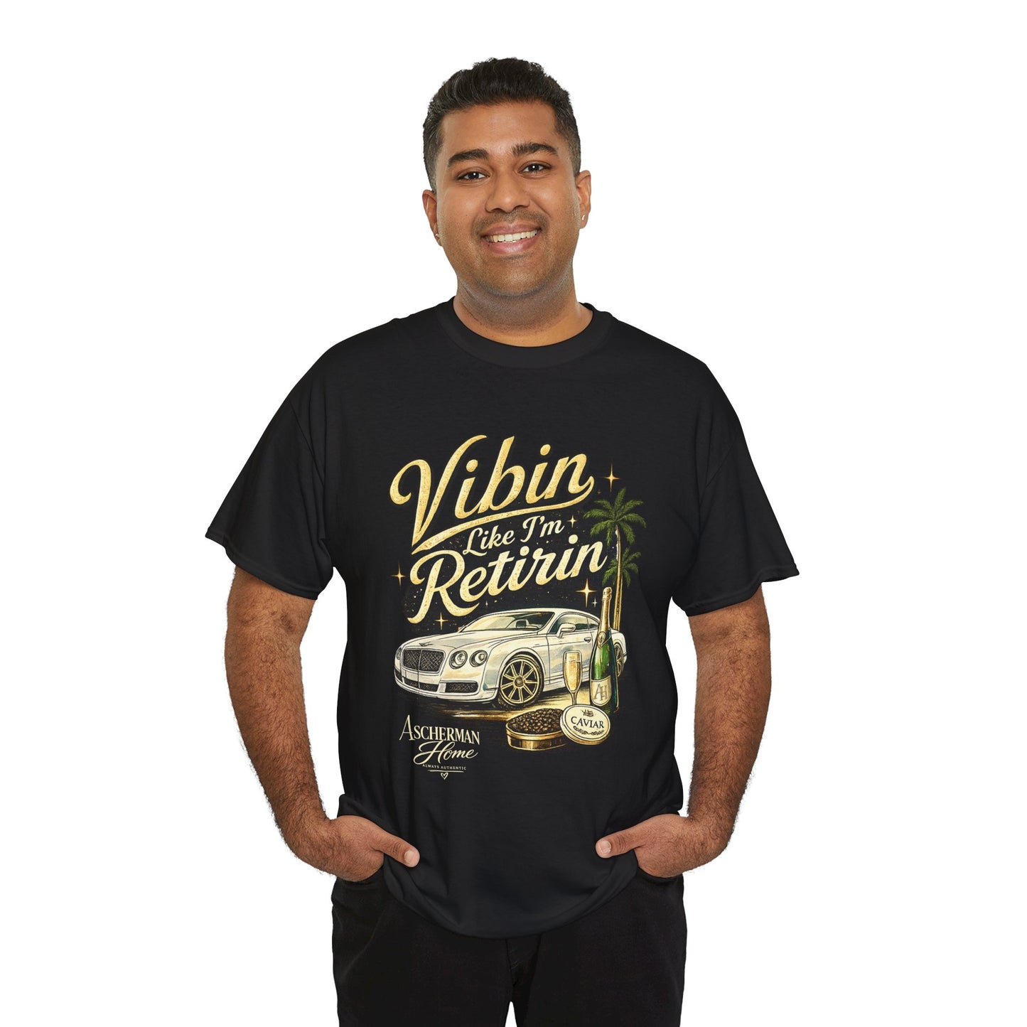Vibin' Like I'm Retirin' Unisex Graphic T-Shirt