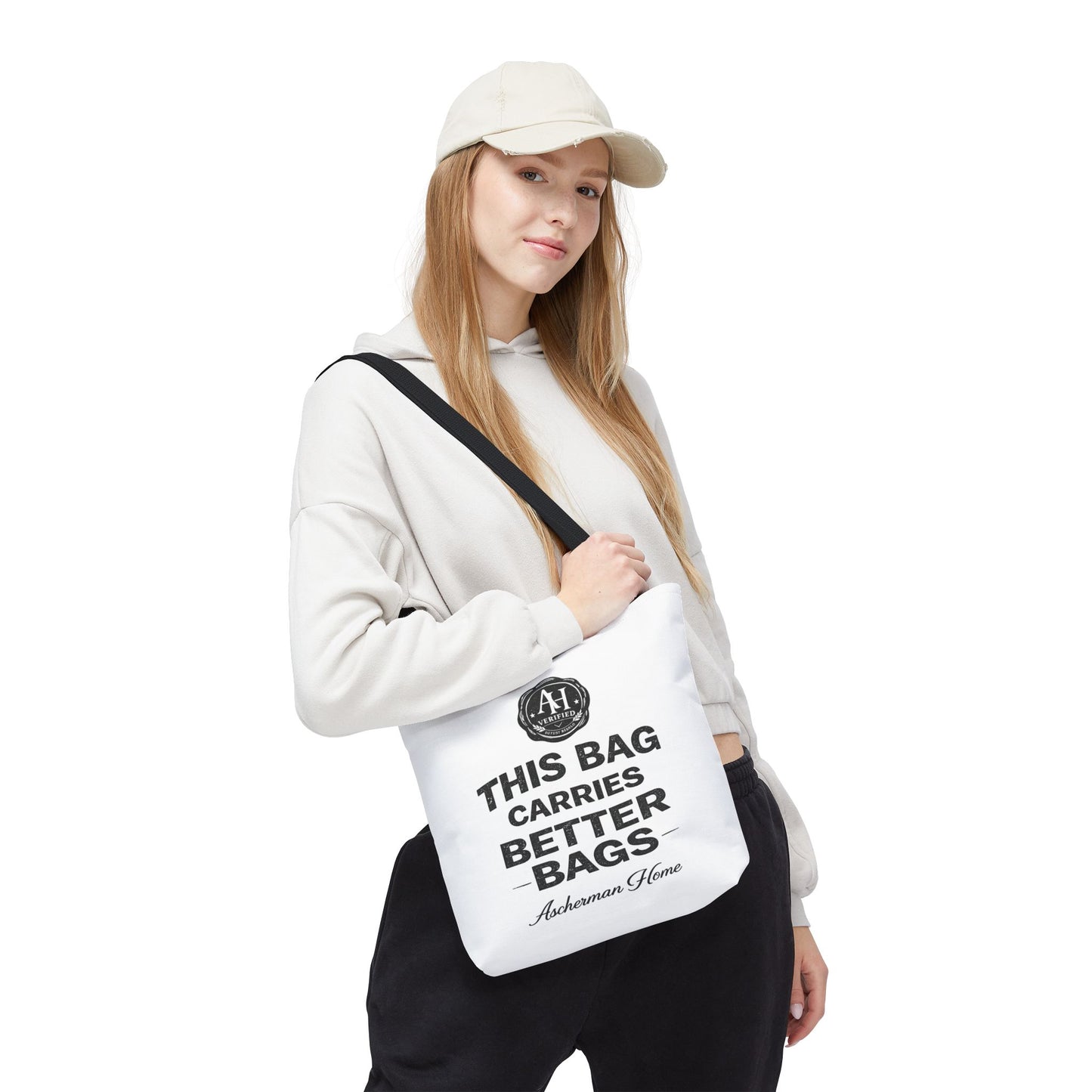 Stylish Poly-Canvas Tote Shopper
