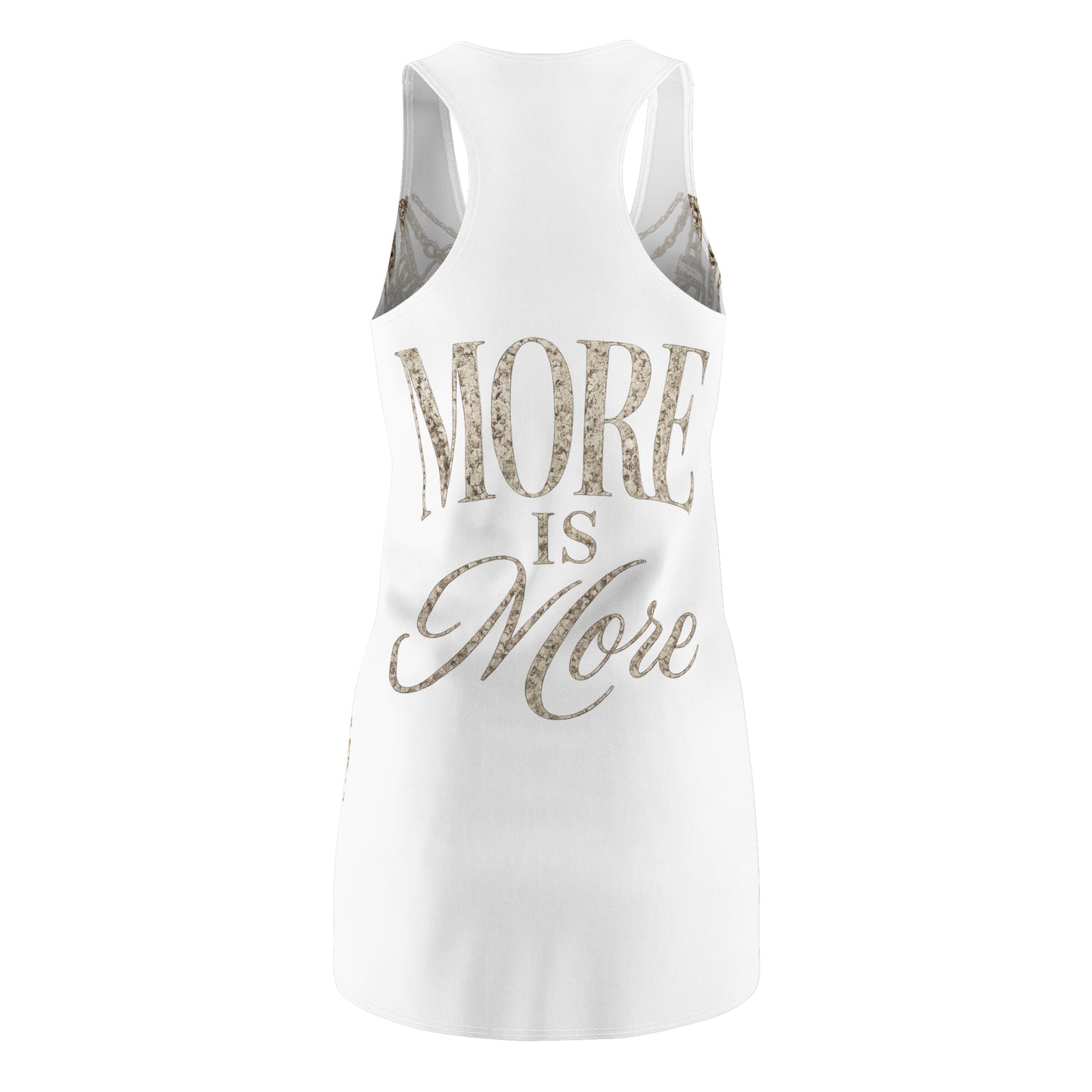 'More Is More' Gold Charm Necklace Cover-Up Dress