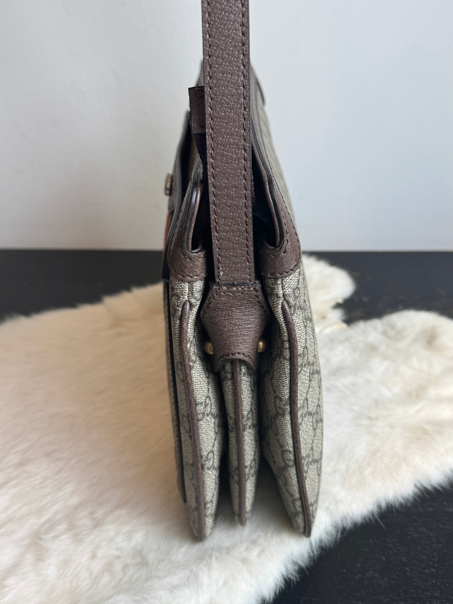 GUCCI GG Supreme Canvas Ophidia Crossbody