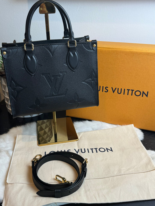 Louis Vuitton ONTHEGO Pm Empreinte Noir