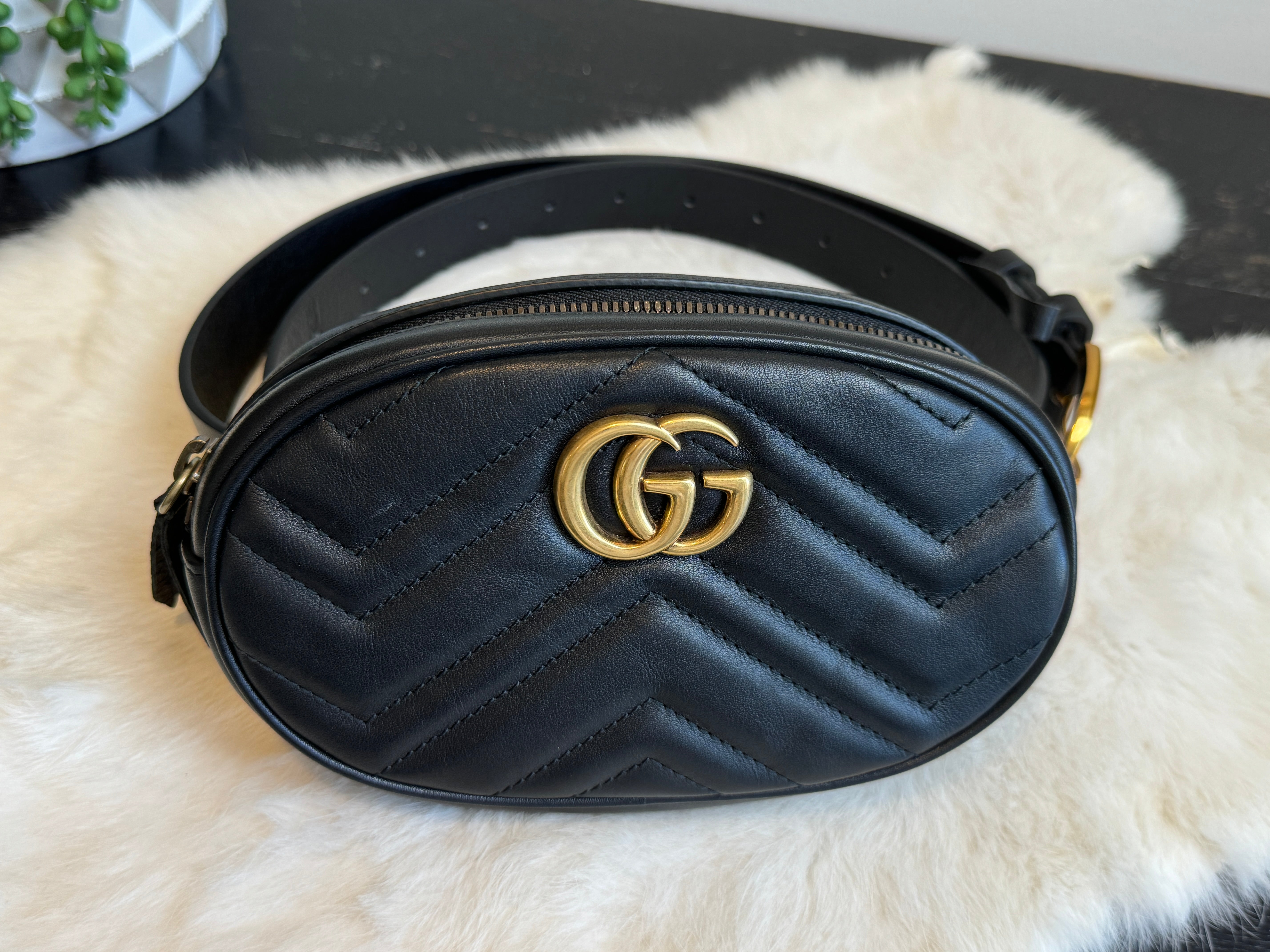 Gucci marmont mini belt deals