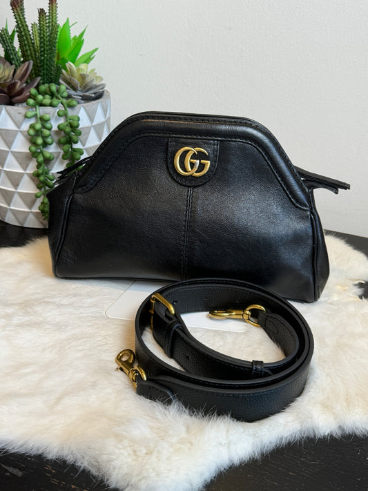 GUCCI Re Belle Small Crumpled Calfskin Crossbody