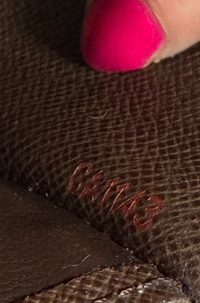 Louis Vuitton Damier Ebene Porte-Tresor International Wallet Sistina Buckle