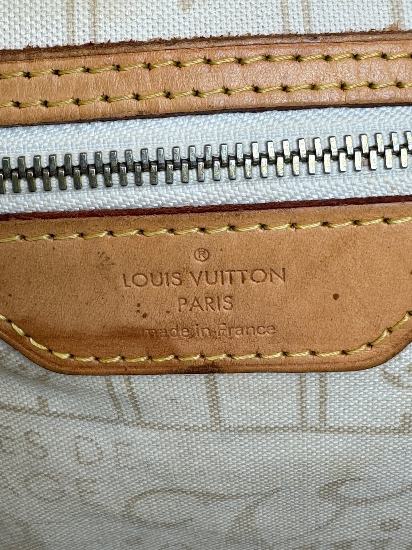 Authentic Louis Vuitton Neverfull MM Damier Azur