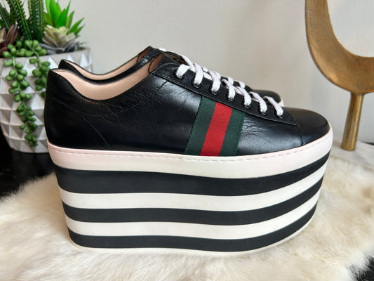 GUCCI Peggy Platforms Size 38 EU