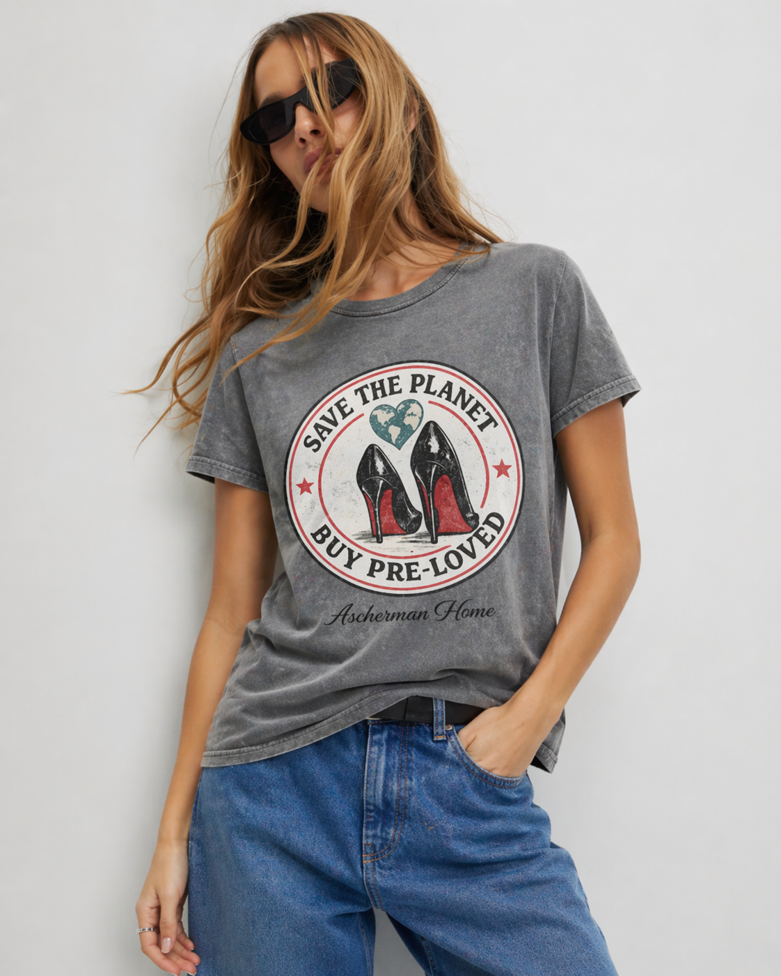Save the Planet Buy Pre-Loved Graphic Tee