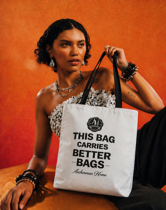 Stylish Poly-Canvas Tote Shopper