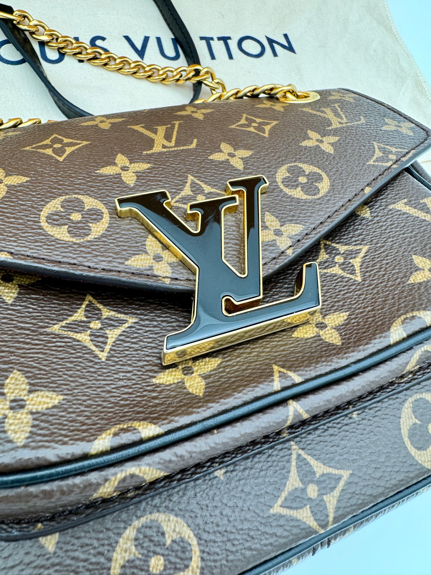 Louis Vuitton Monogram Passy Microchipped