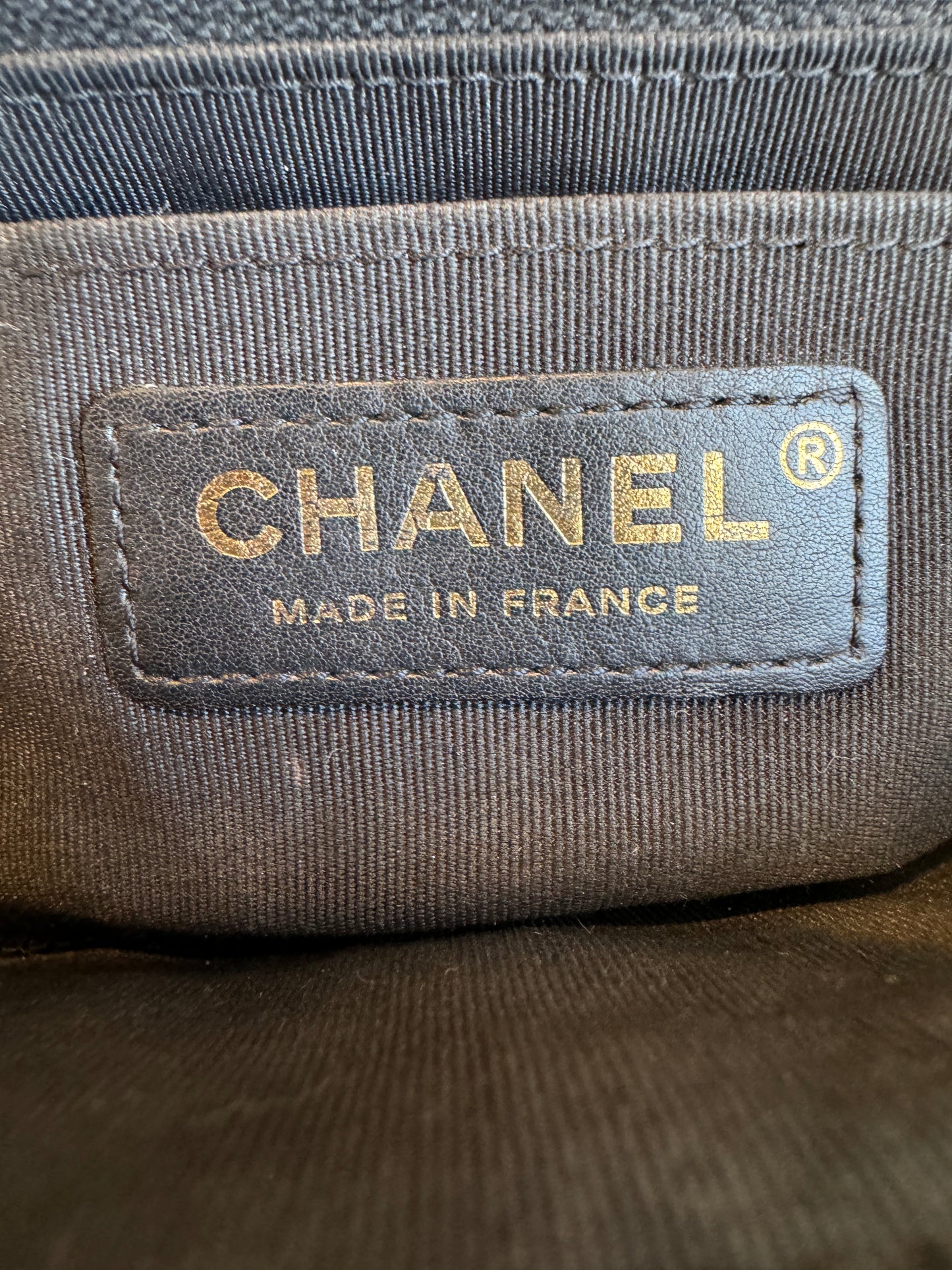 Chanel Black Calfskin Statement Mini