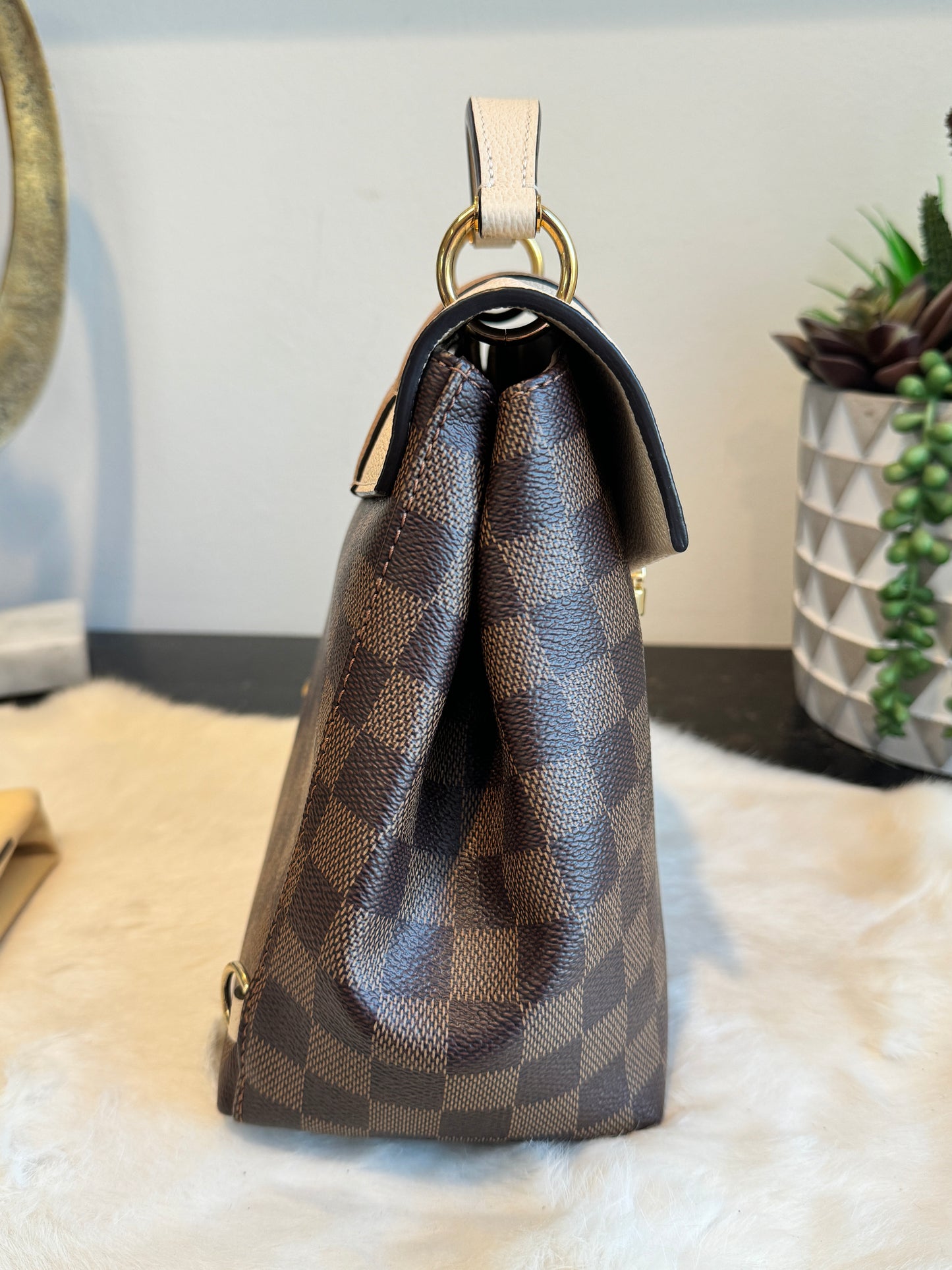 Louis Vuitton Clapton Backpack Damier Ebene/Creme