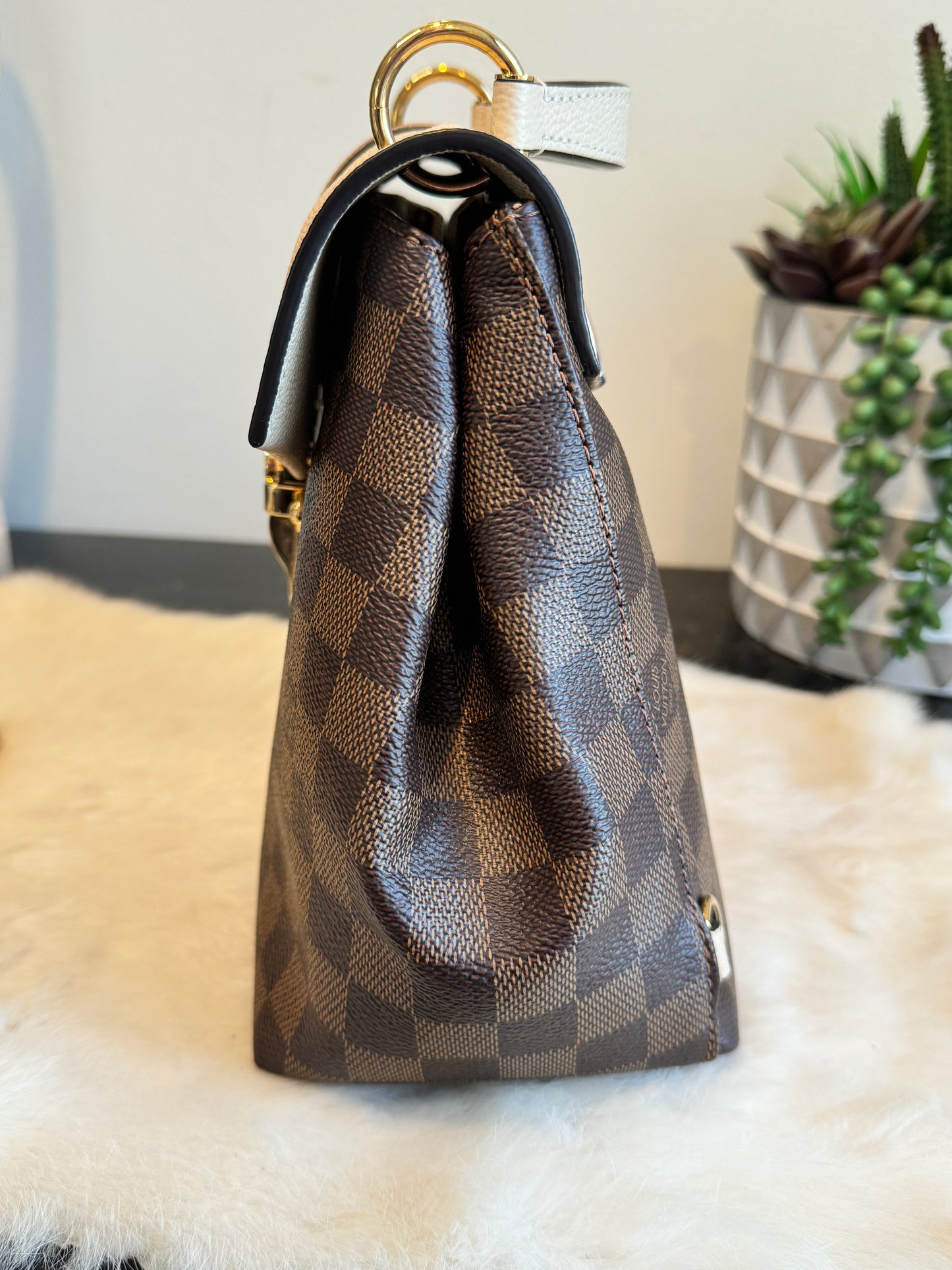 Louis Vuitton Clapton Backpack Damier Ebene/Creme