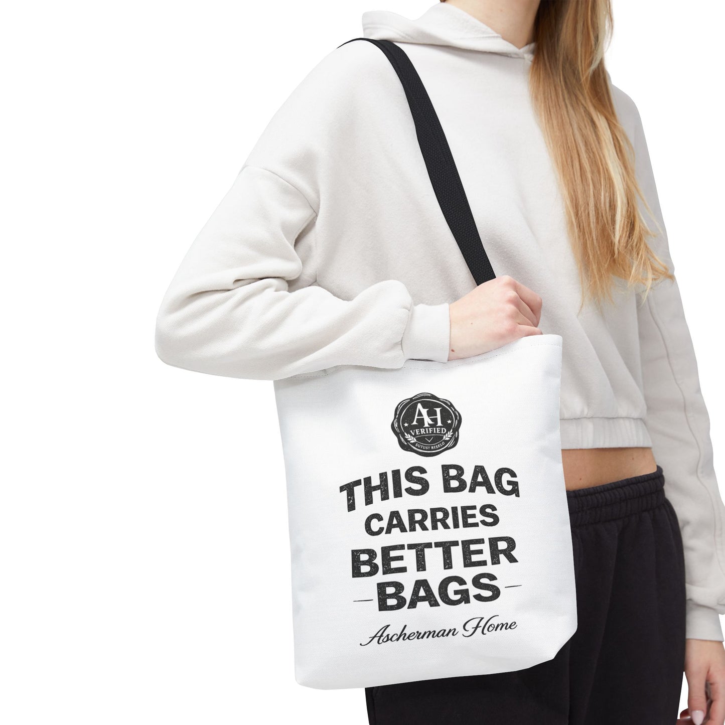 Stylish Poly-Canvas Tote Shopper