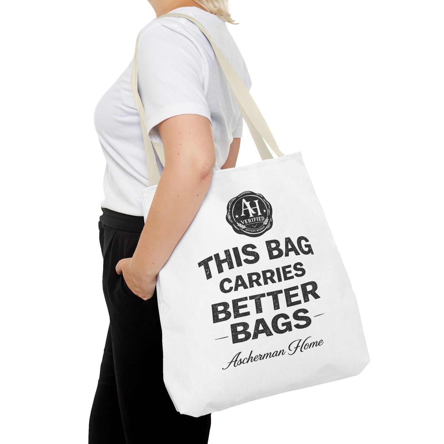 Stylish Poly-Canvas Tote Shopper