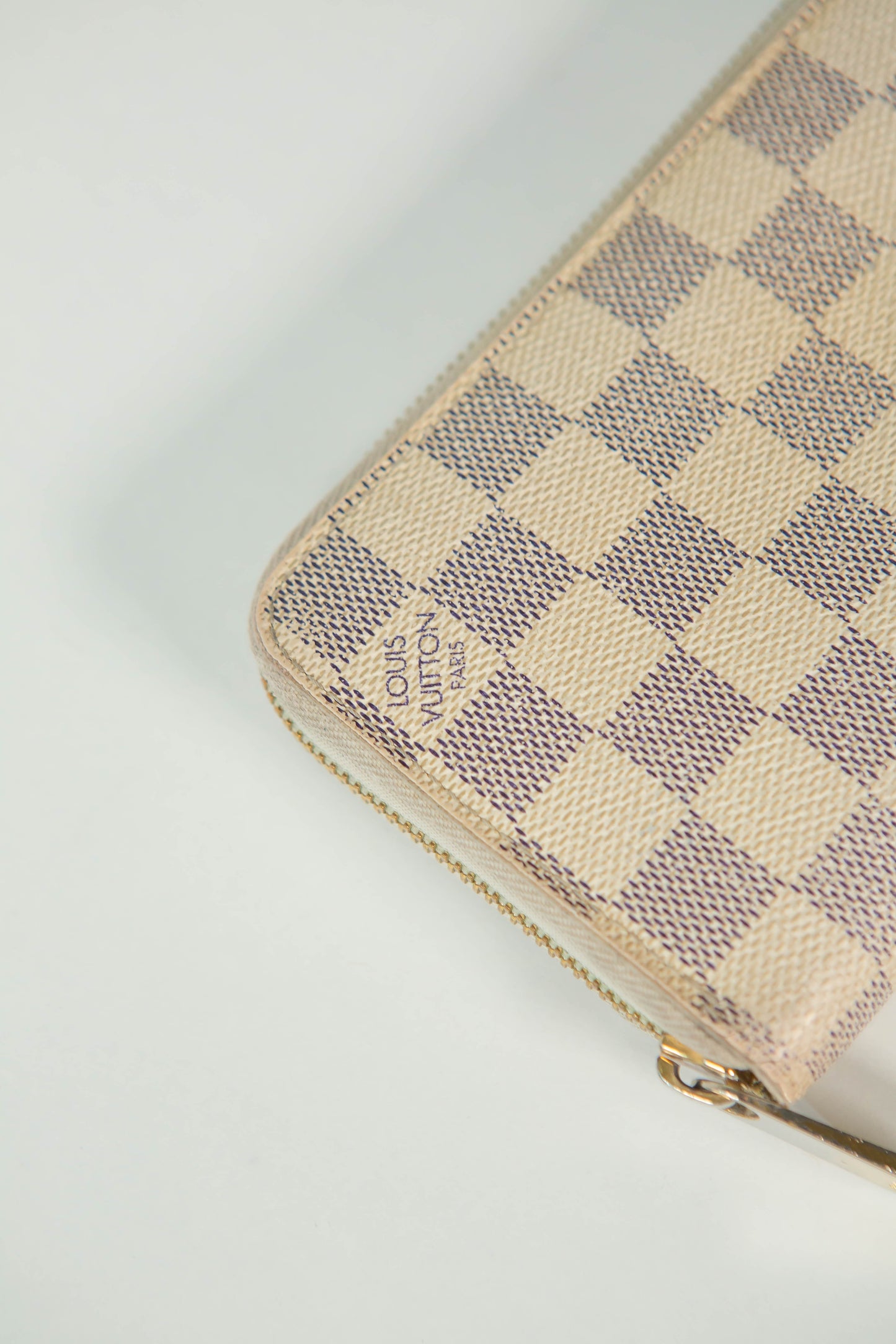 Louis Vuitton Zippy Long Wallet Damier Azur