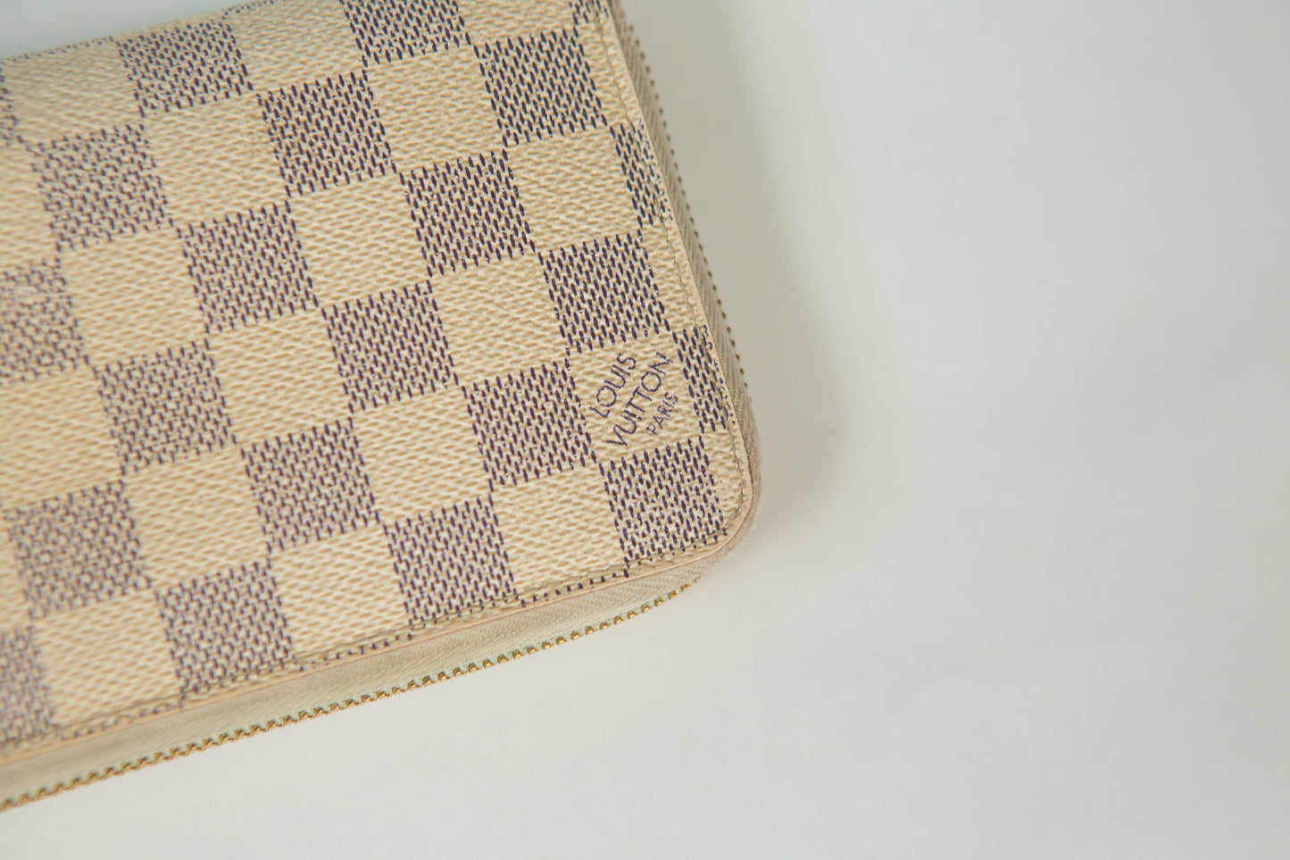 Louis Vuitton Zippy Long Wallet Damier Azur