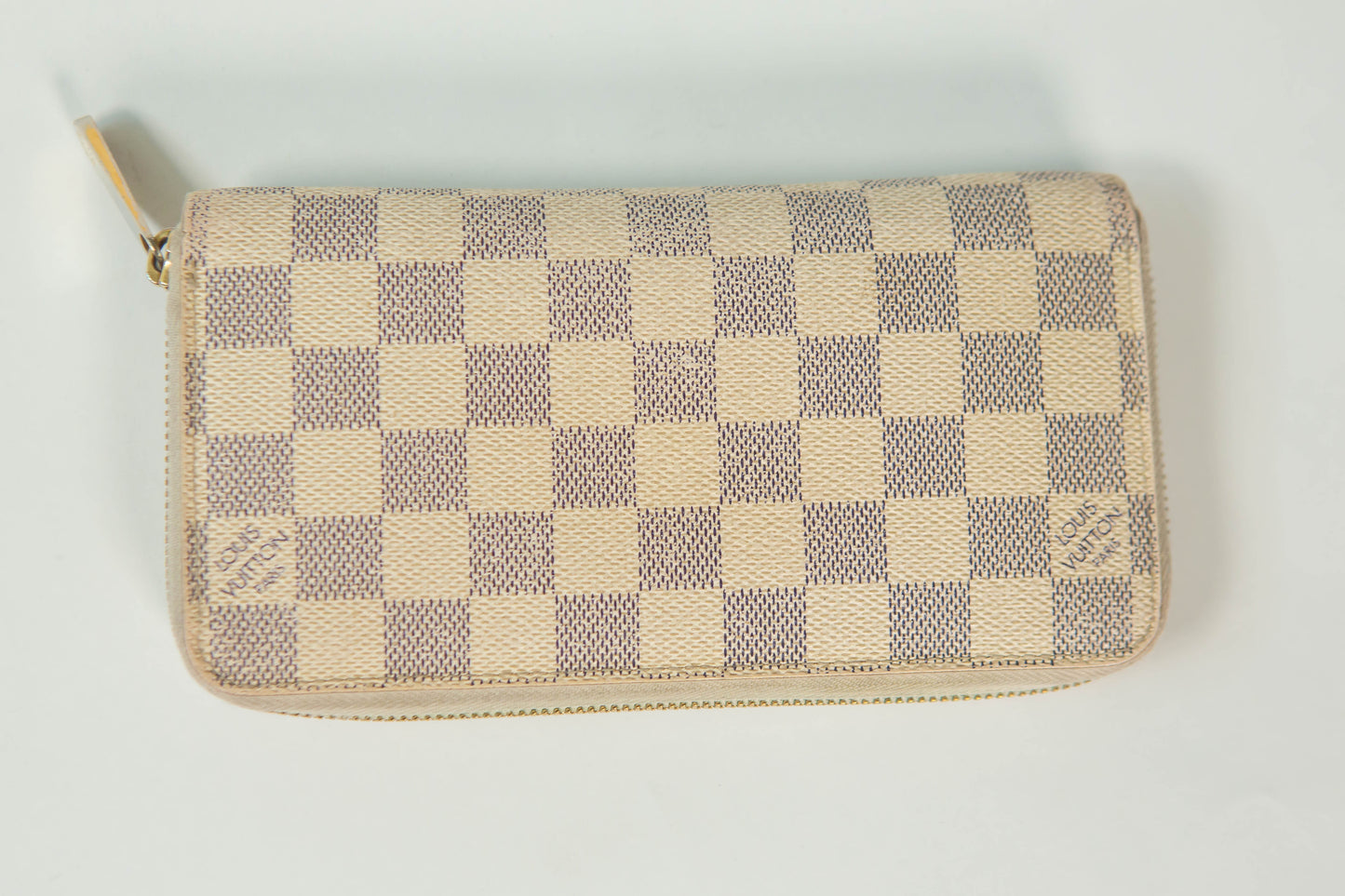 Louis Vuitton Zippy Long Wallet Damier Azur