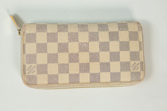 Louis Vuitton Zippy Long Wallet Damier Azur