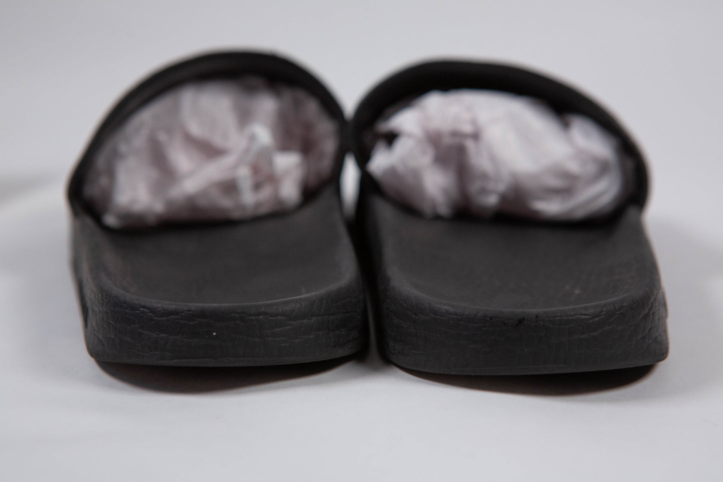 GUCCI Supreme Canvas Tiger Black Mens Slides 10EU