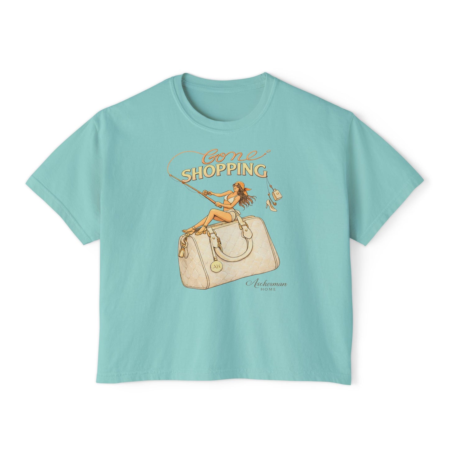 'Gone Shopping' Boxy Graphic Tee