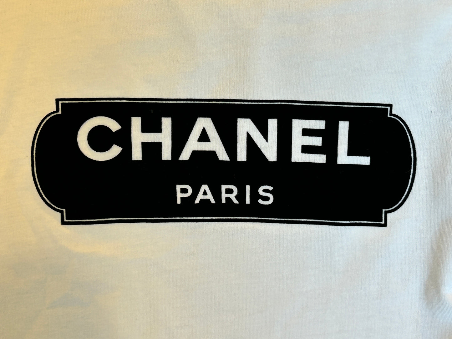 Chanel Uniform Logo TShirt White Medium