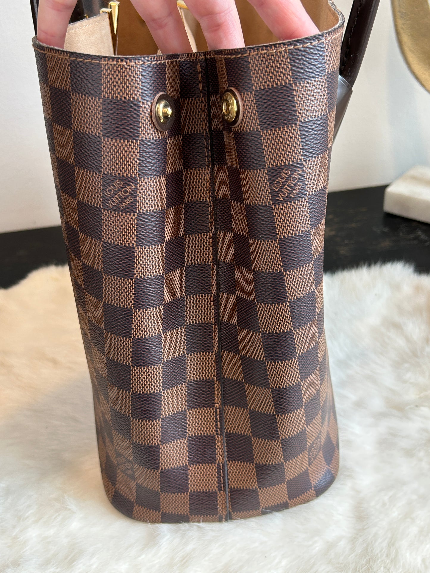 Louis Vuitton Kensington Damier Ebene 2Way Tote