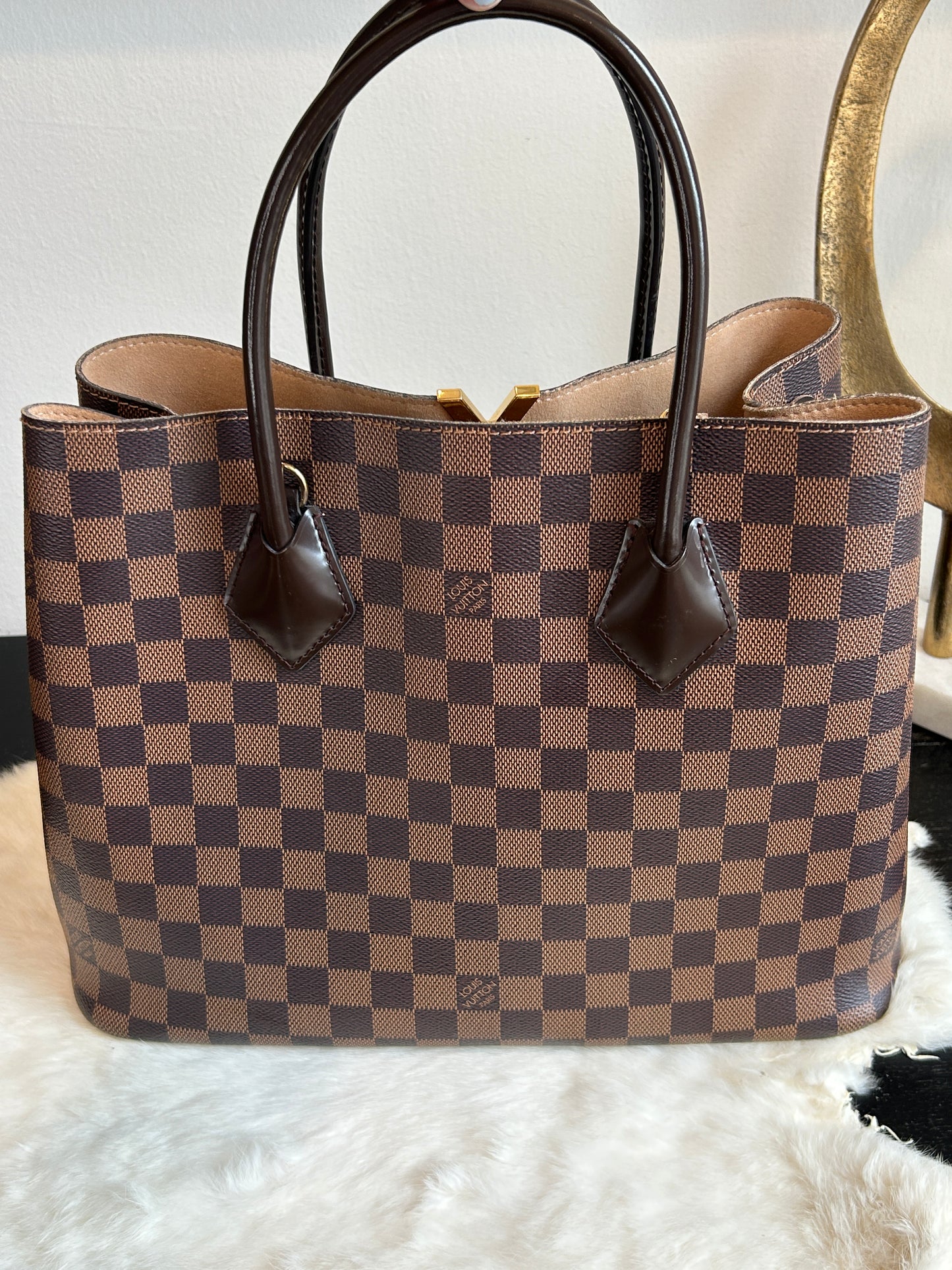 Louis Vuitton Kensington Damier Ebene 2Way Tote