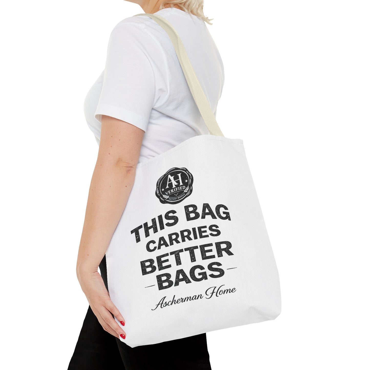 Stylish Poly-Canvas Tote Shopper