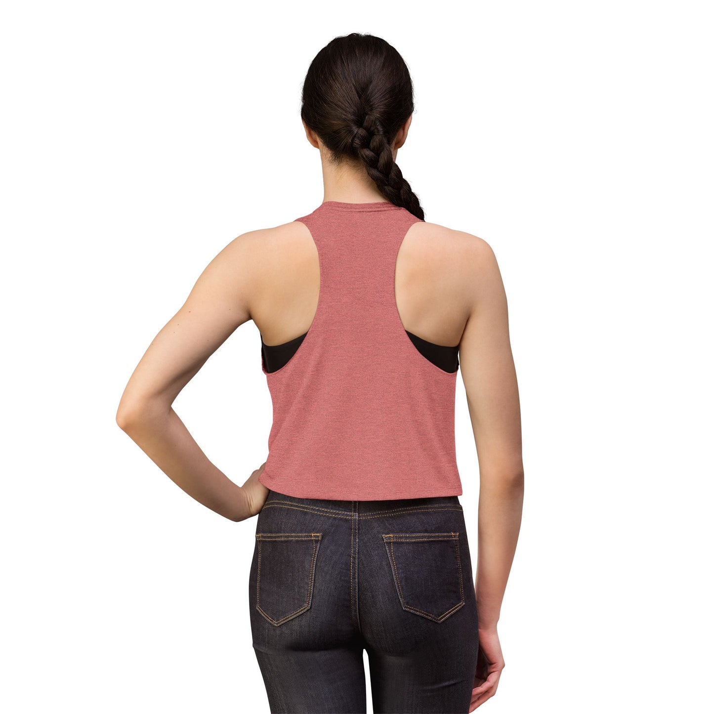 "Just a Girl and Her NEVERFULL" Graphic Crop Tank