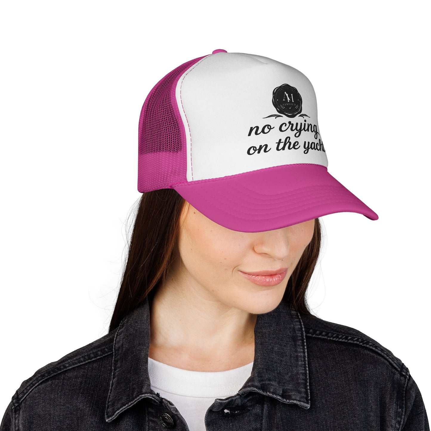 “No Crying on the Yacht” Trucker Hat