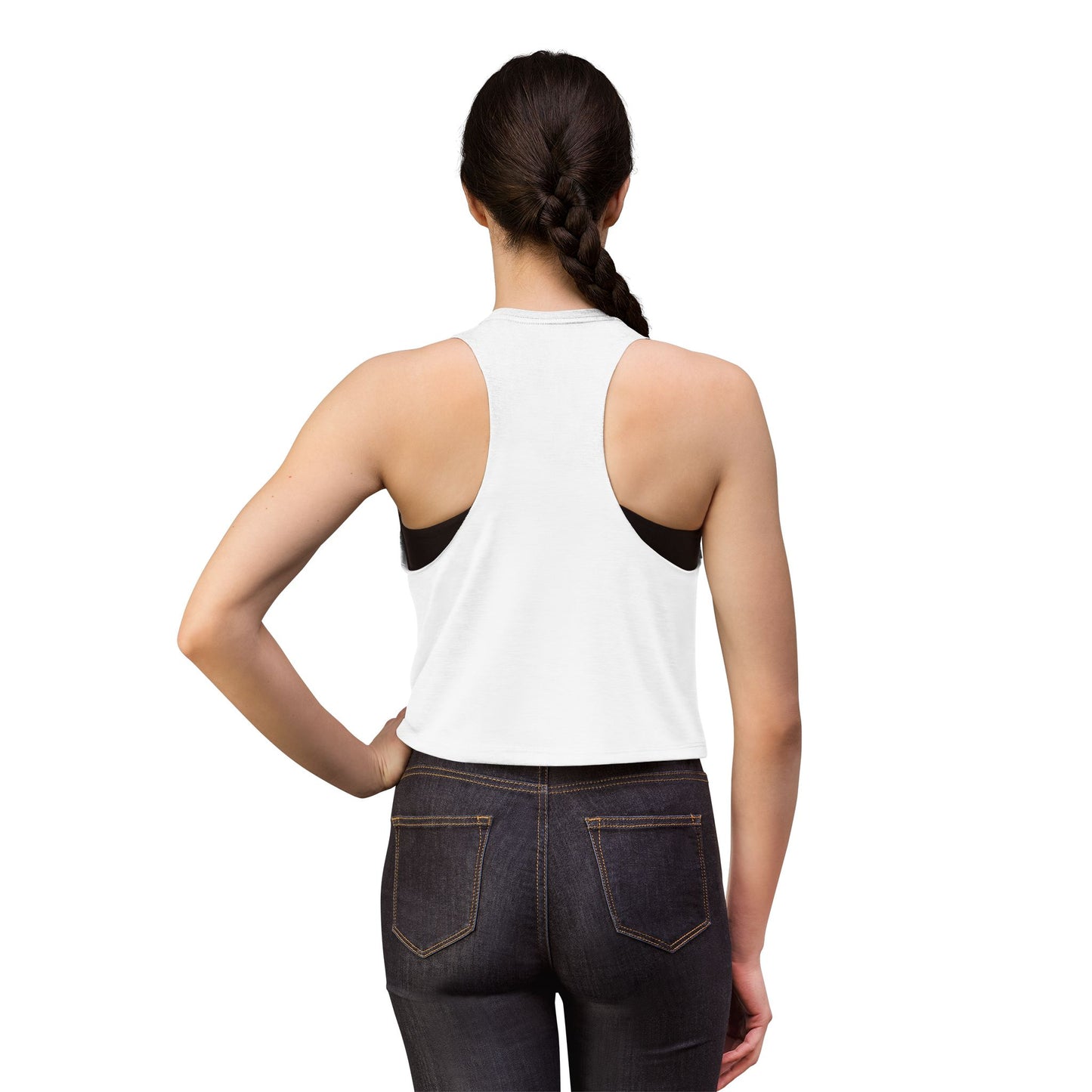 "Just a Girl and Her NEVERFULL" Graphic Crop Tank